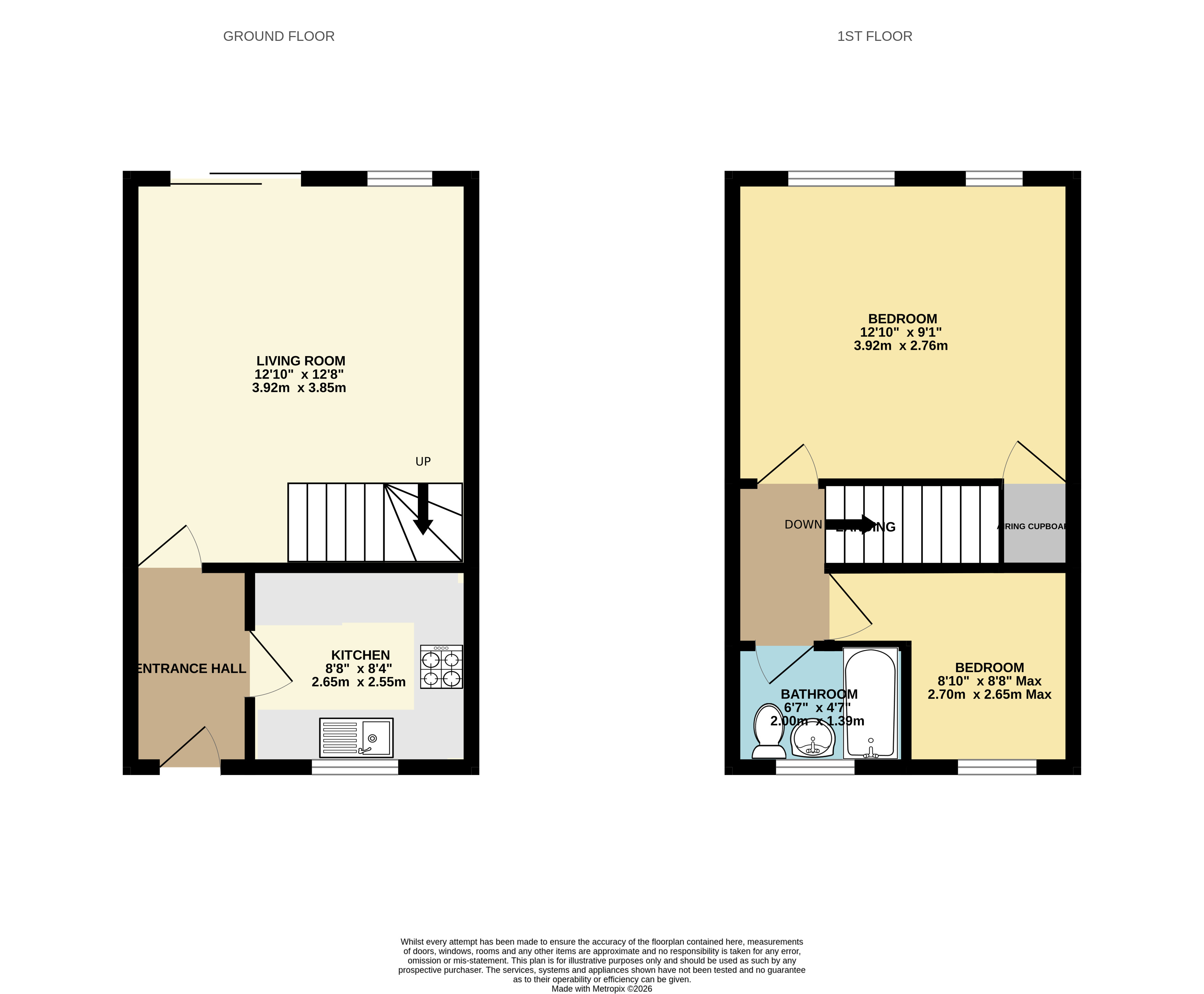 25, Burnham Close, Seaton floorplan