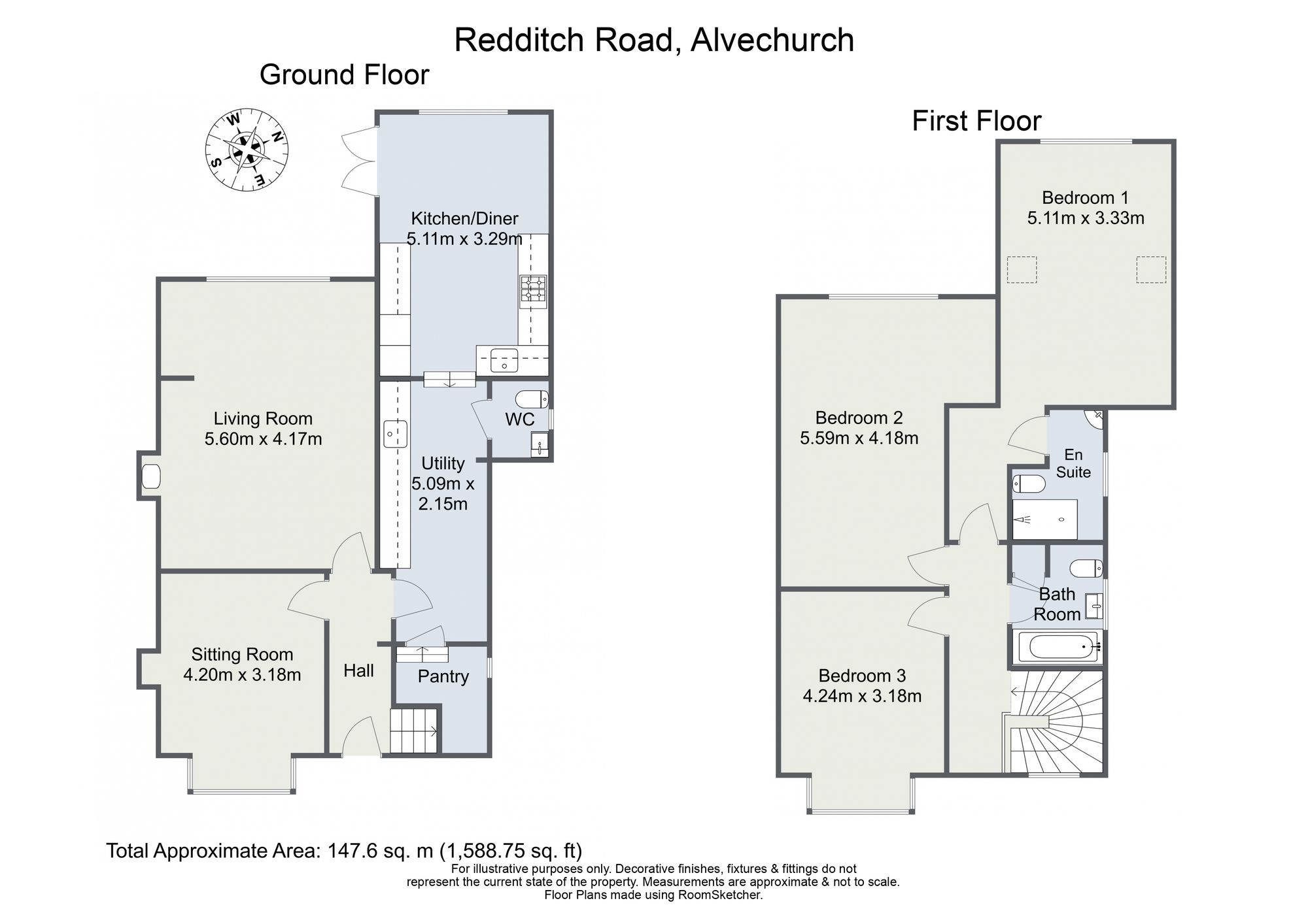 118 Redditch Road, Birmingham floorplan