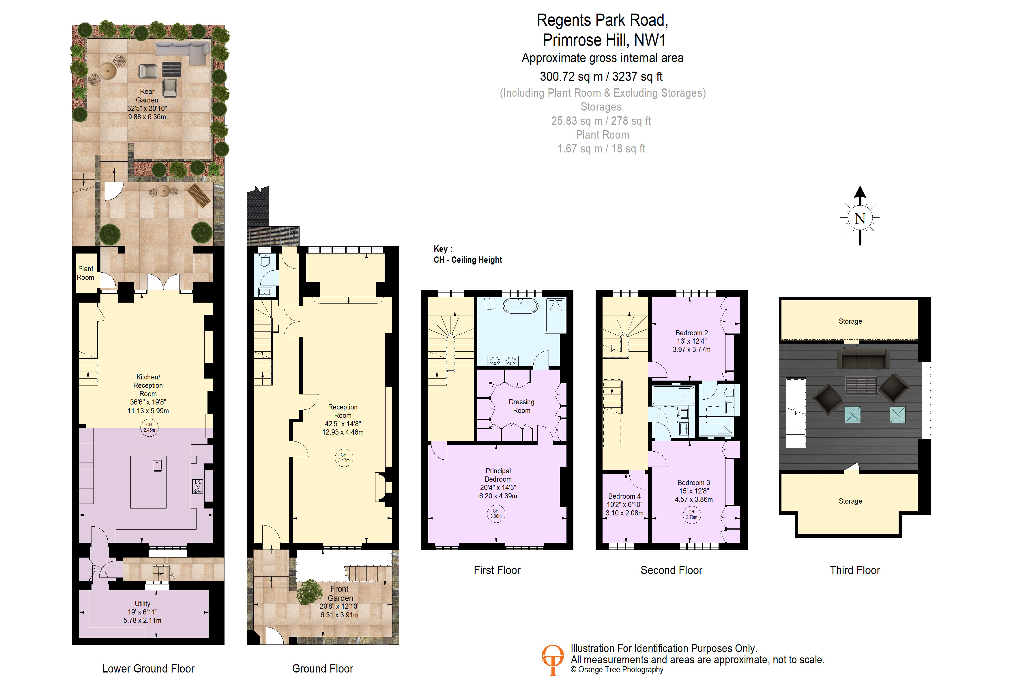 24, Regents Park Road, London floorplan