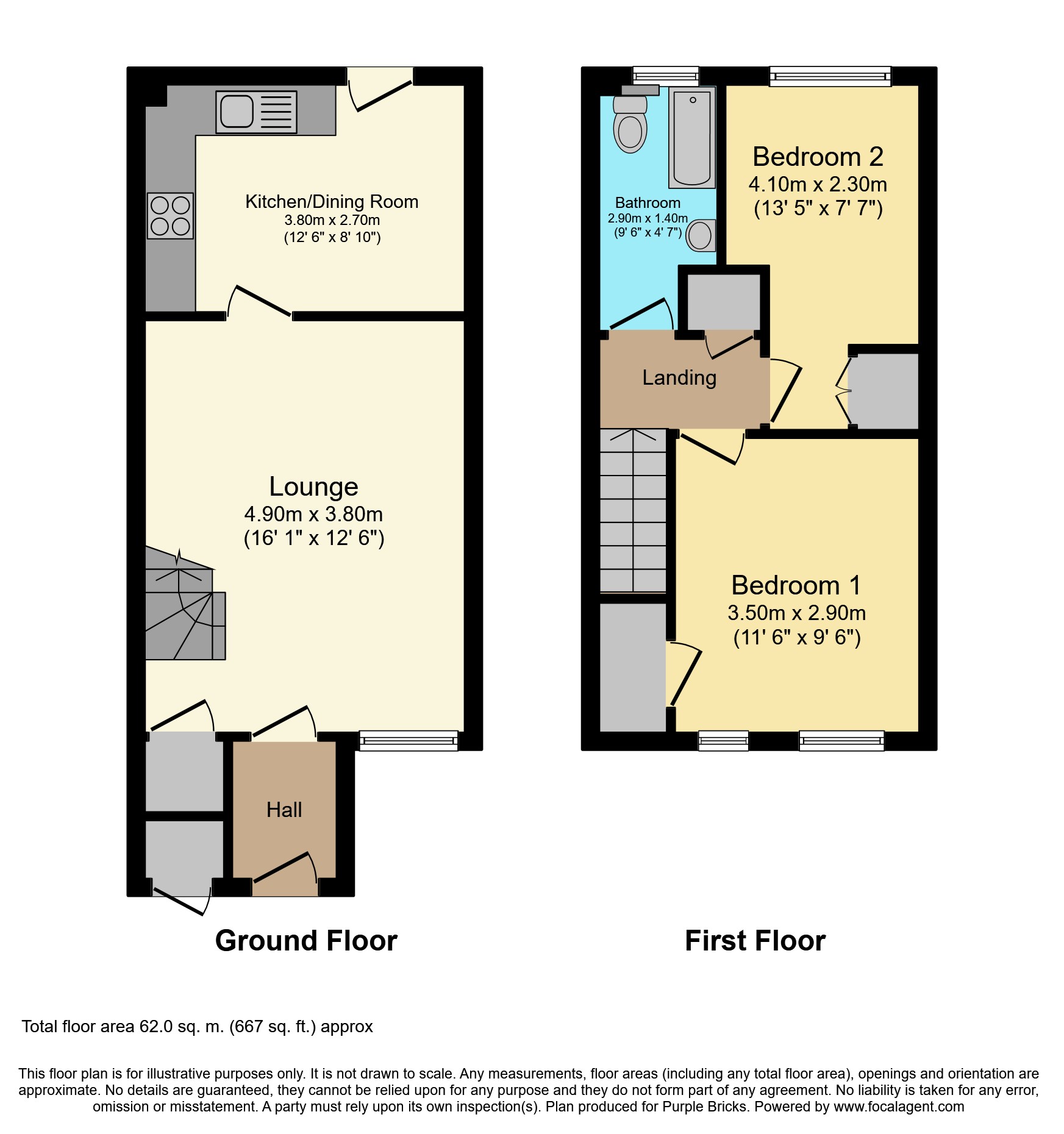 2 Bedrooms Terraced house for sale in Sharnwood Drive, Reading RG31