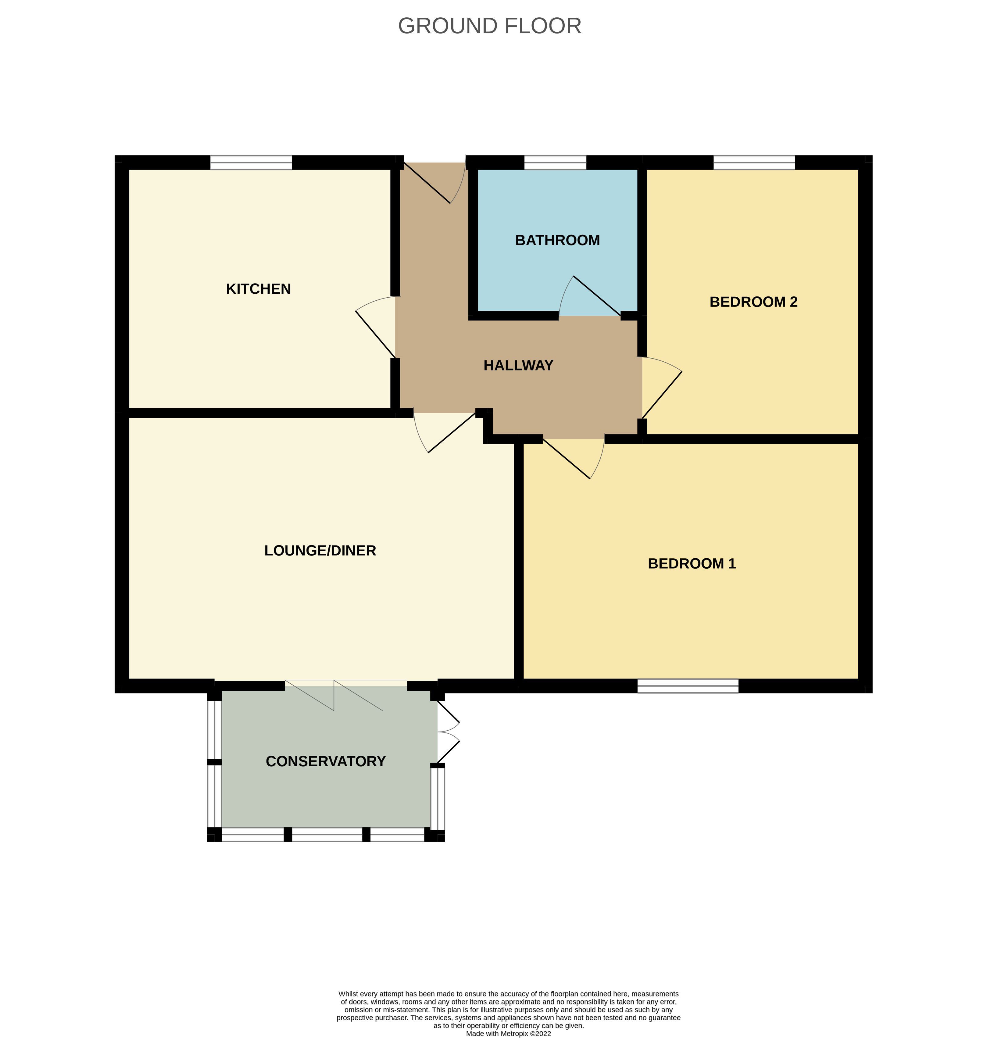 Gravel Hill Way, Dovercourt, Harwich, Essex CO12, 2 bedroom bungalow