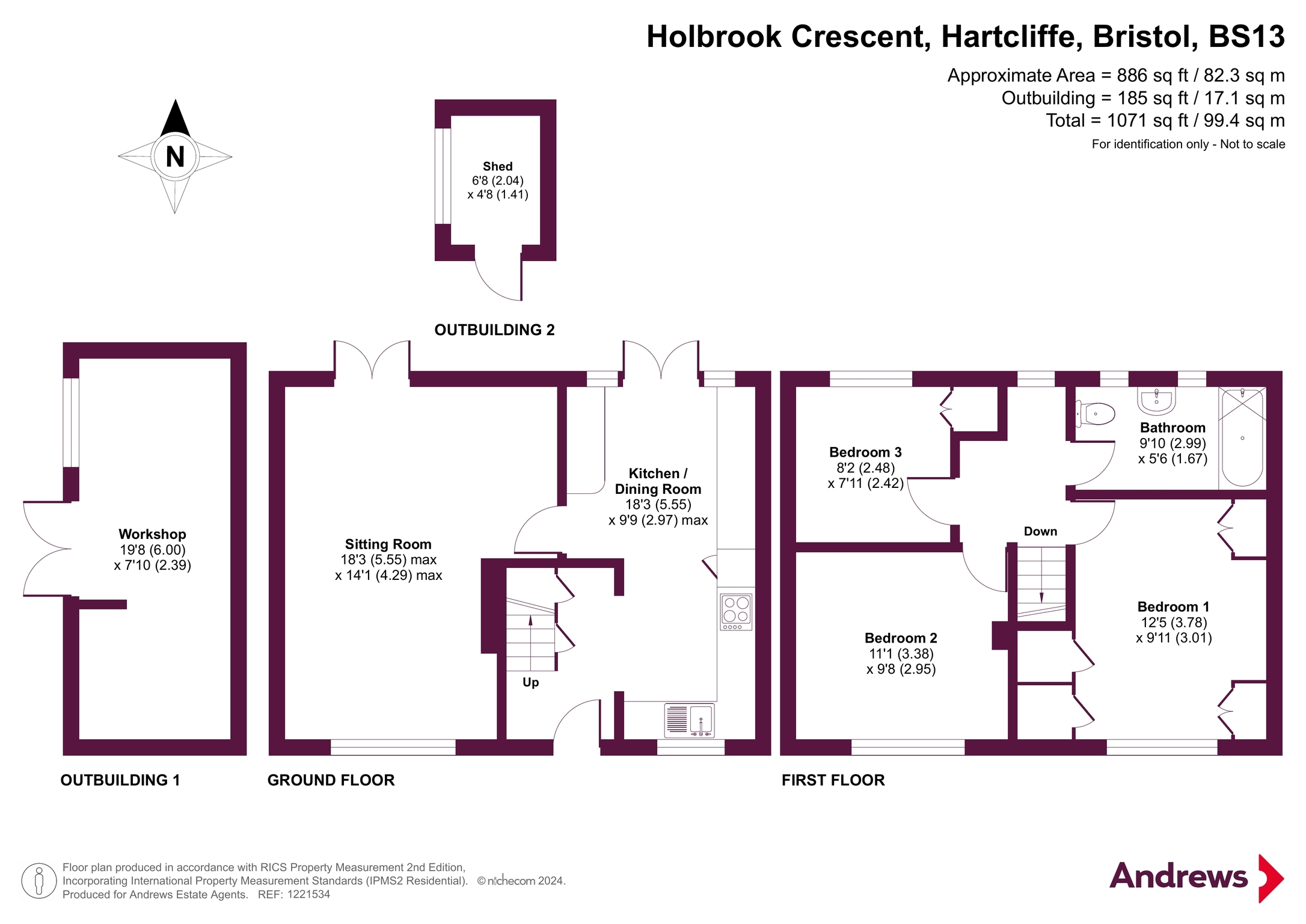 9, Holbrook Crescent, Bristol floorplan