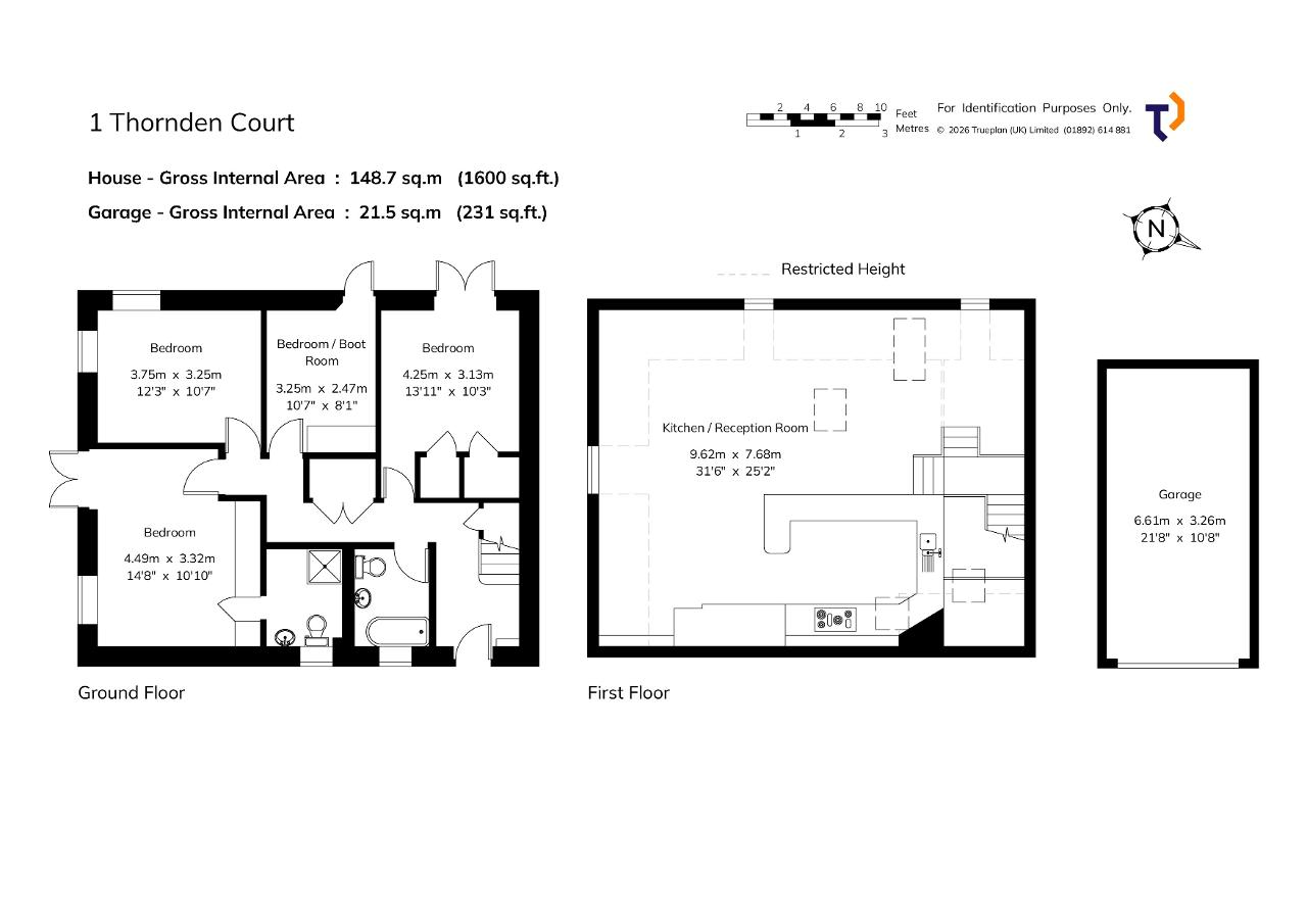 1, Thornden Court, Rolvenden Layne floorplan