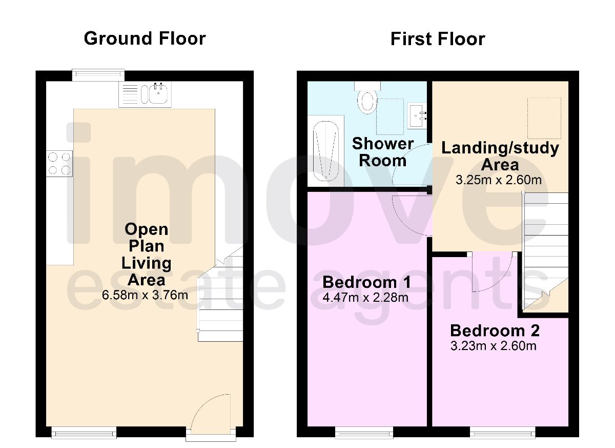Rear of 290 Union Street, Torquay floorplan