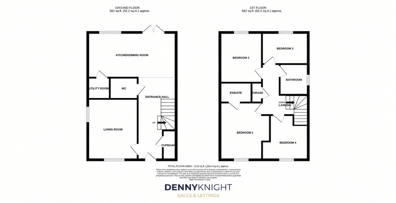 33, Watermill Way, Northampton floorplan