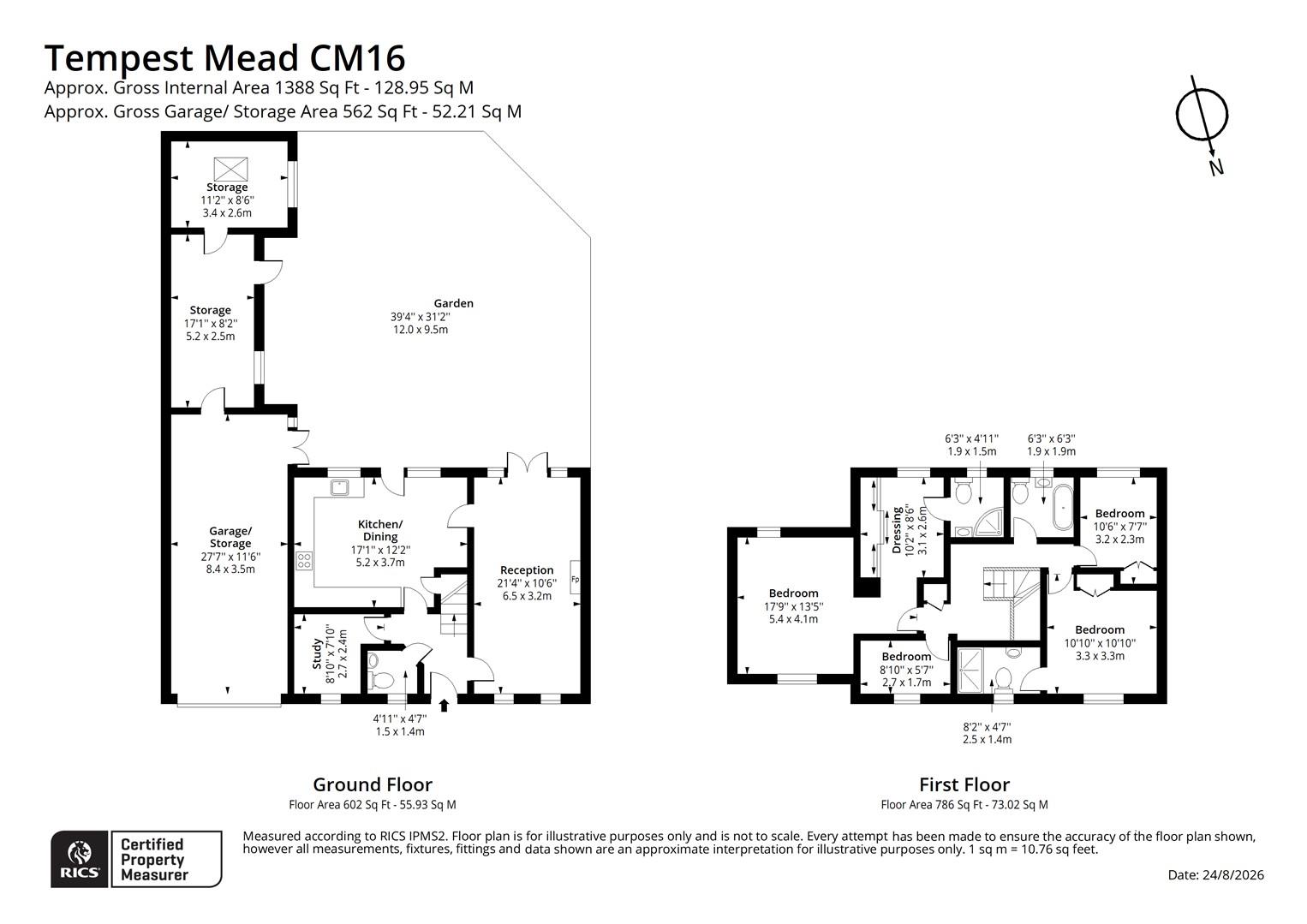 60, Tempest Mead, North Weald floorplan
