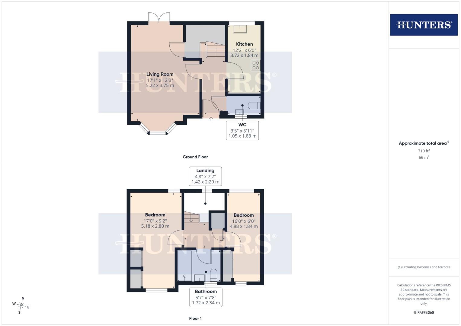 92, Sunrise Drive, Filey floorplan