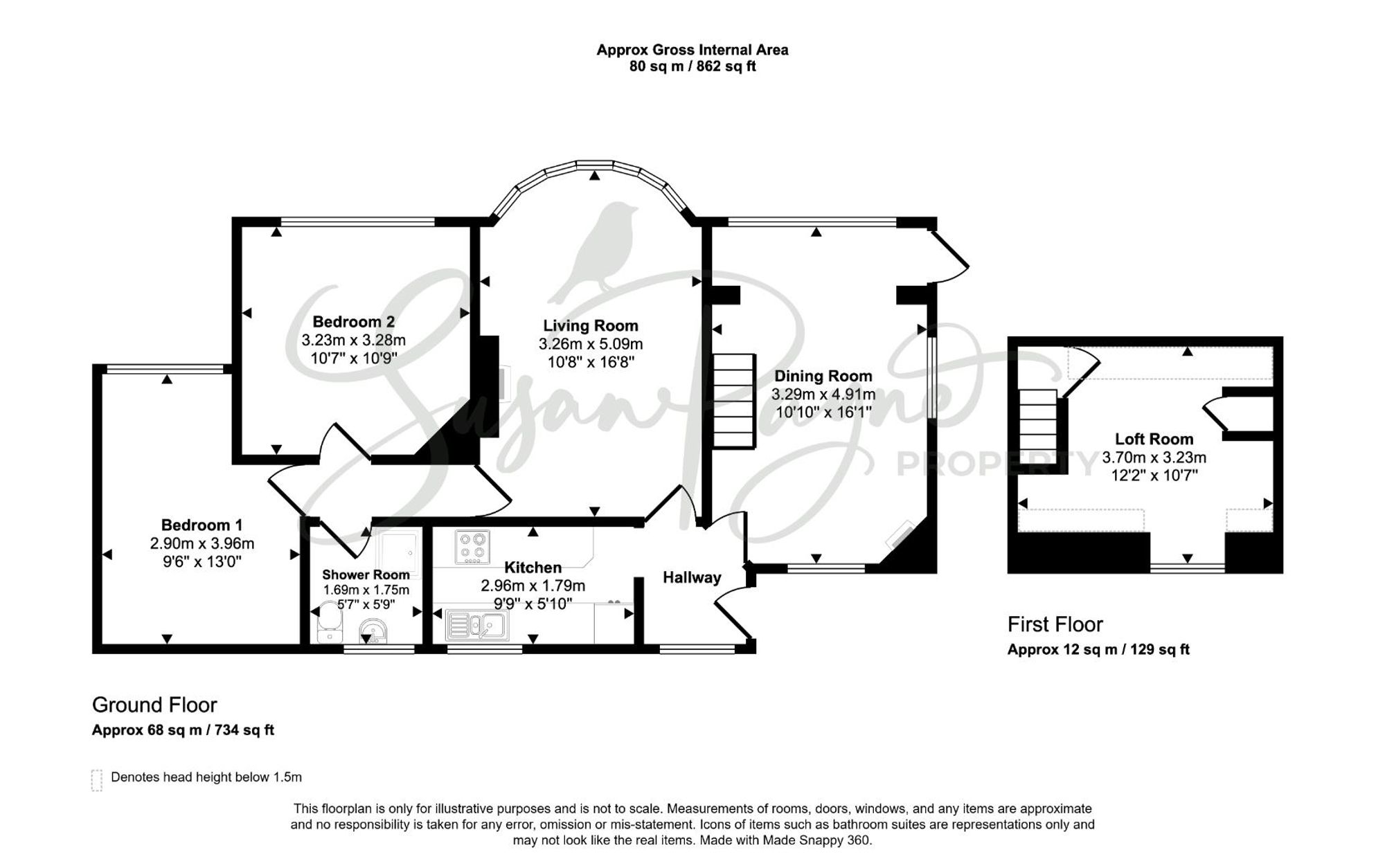 23 St. Albans Gardens, Ventnor floorplan