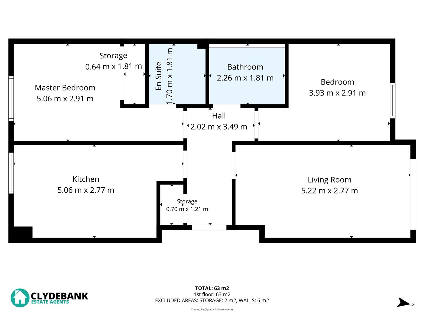 0/2, 20, Caledonia Street, Clydebank floorplan