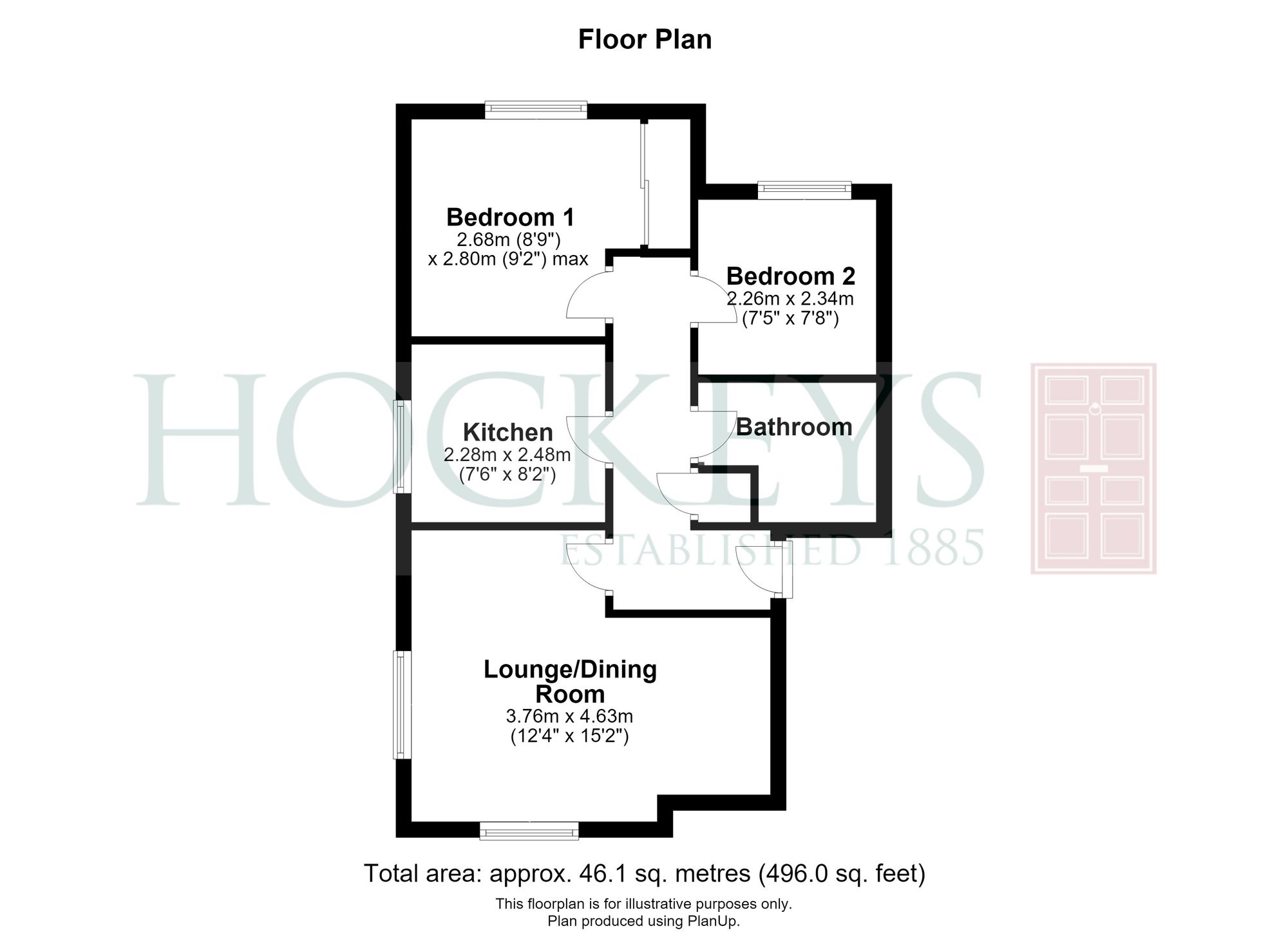 22 Fennec Close, Cambridge floorplan