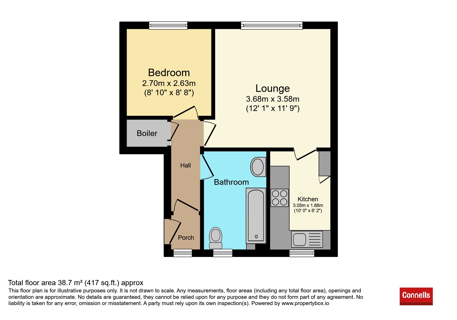 36, St. Michaels Close, Plymouth floorplan