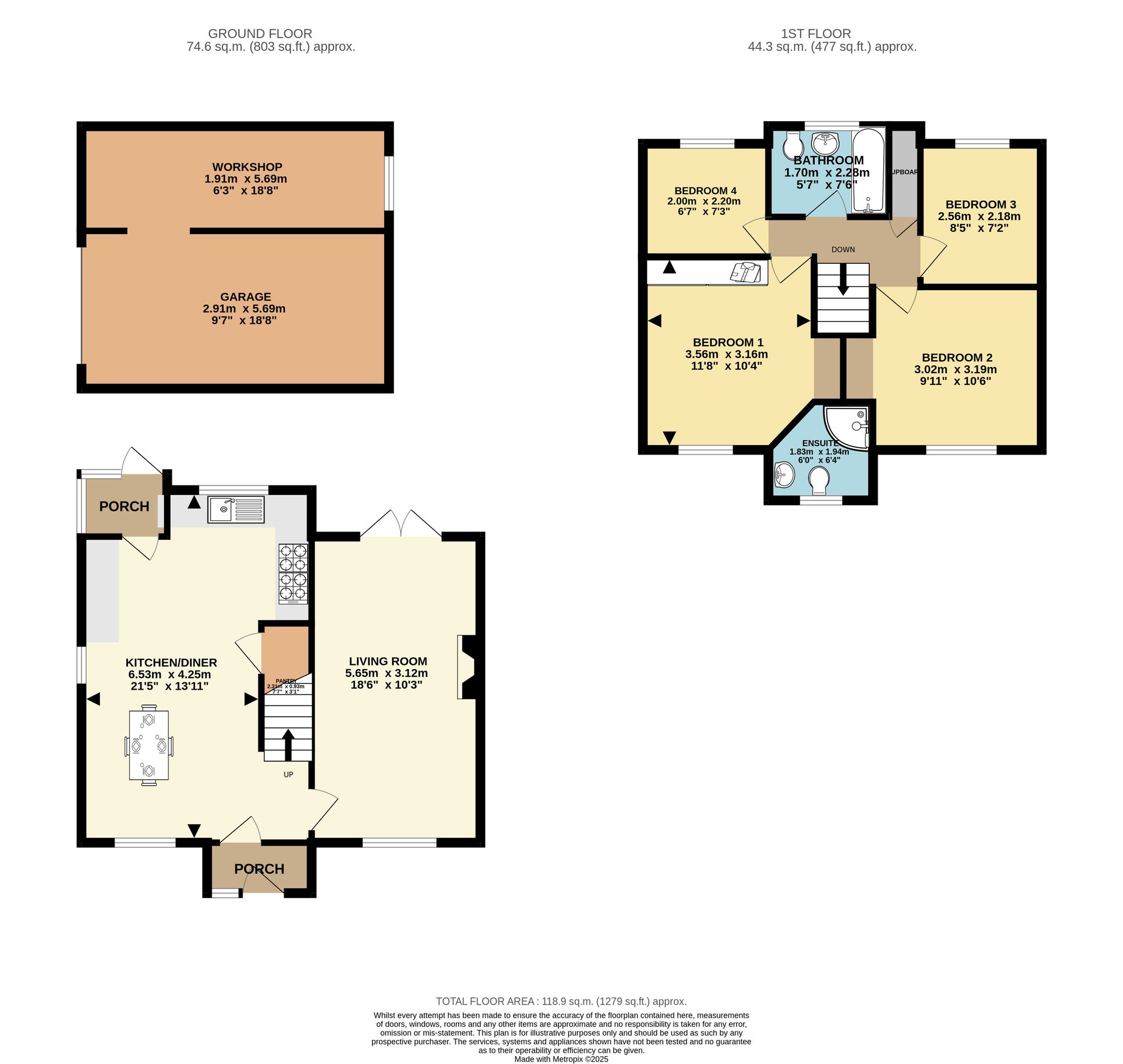 48 Heritage Drive, Chesterfield floorplan
