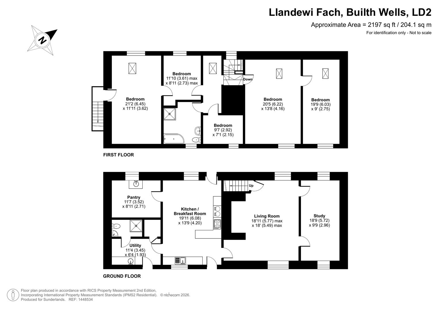 Upper Llanddewi, Llanddewi Fach, Builth Wells floorplan