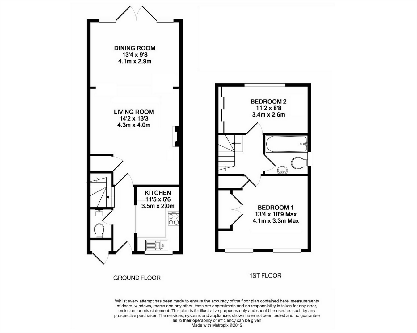 2 Bedrooms Semi-detached house for sale in Juniper Road, Farnborough GU14