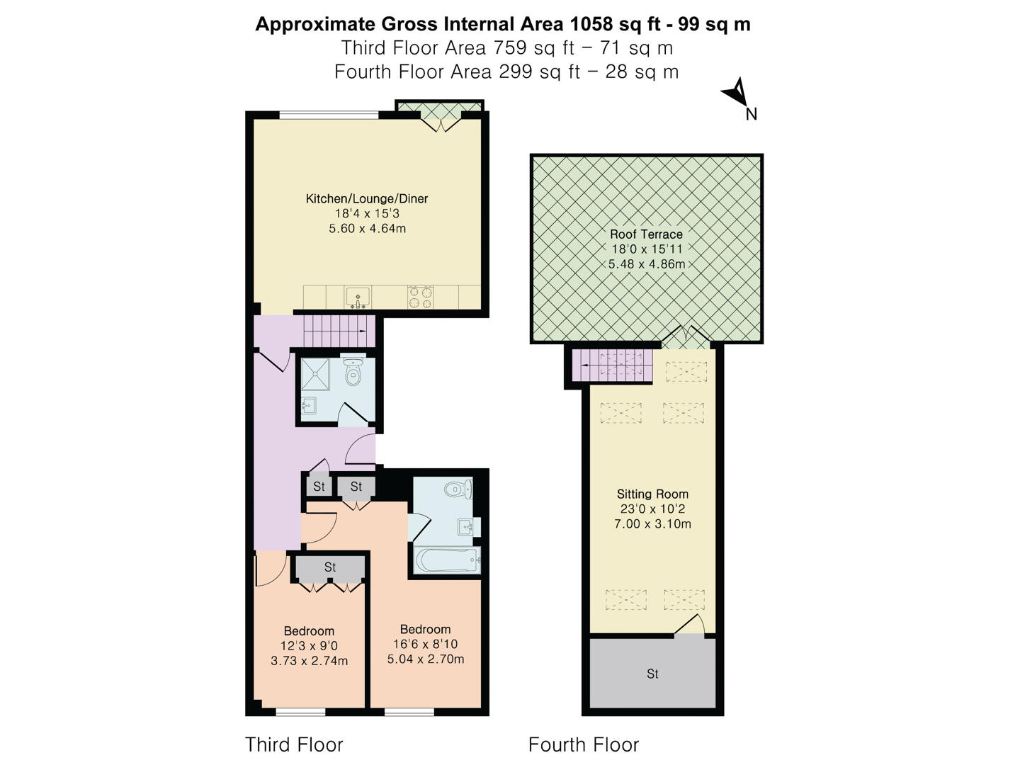 Flat 5, Loft House 46A, Middlesex Street, London floorplan