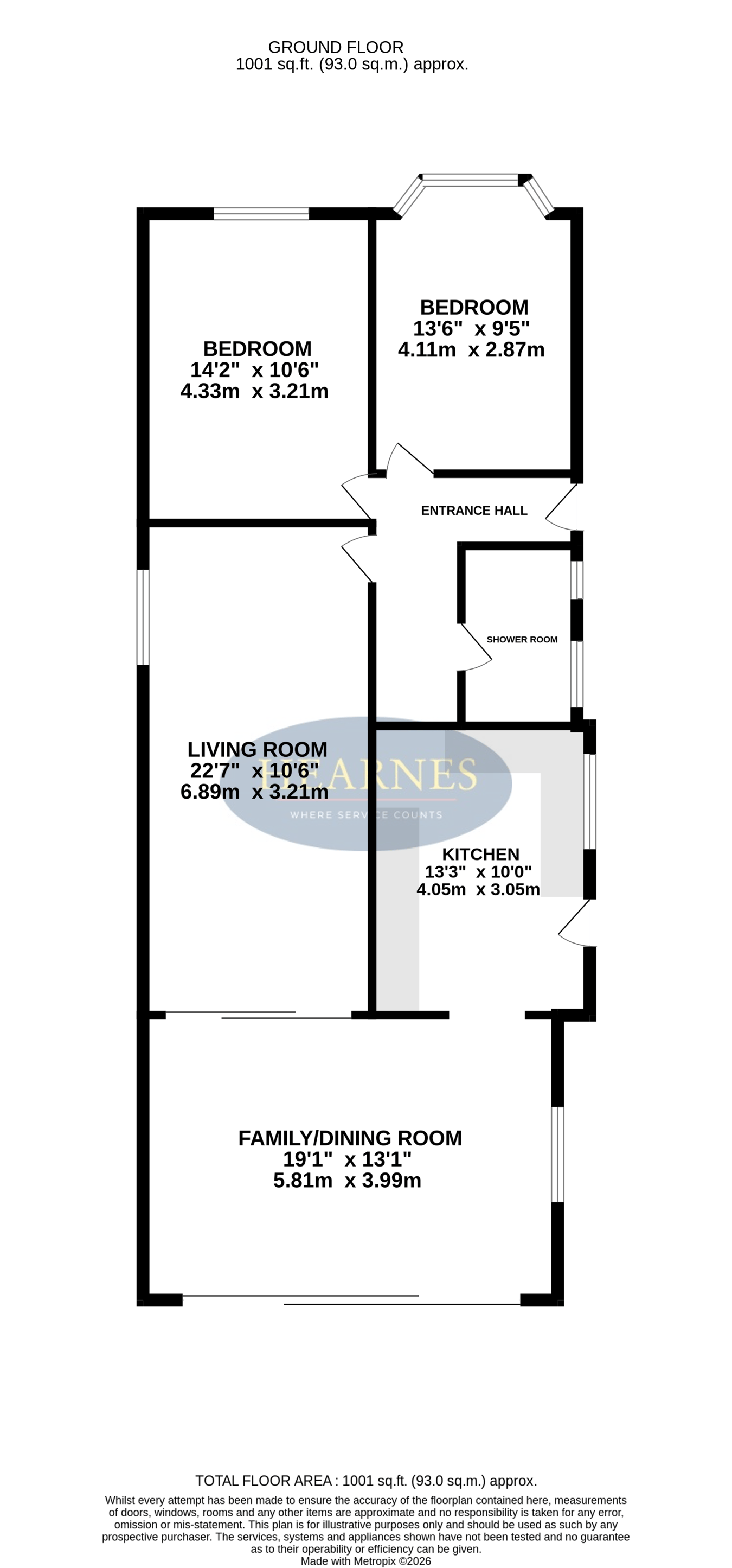82, Craigmoor Avenue, Bournemouth floorplan