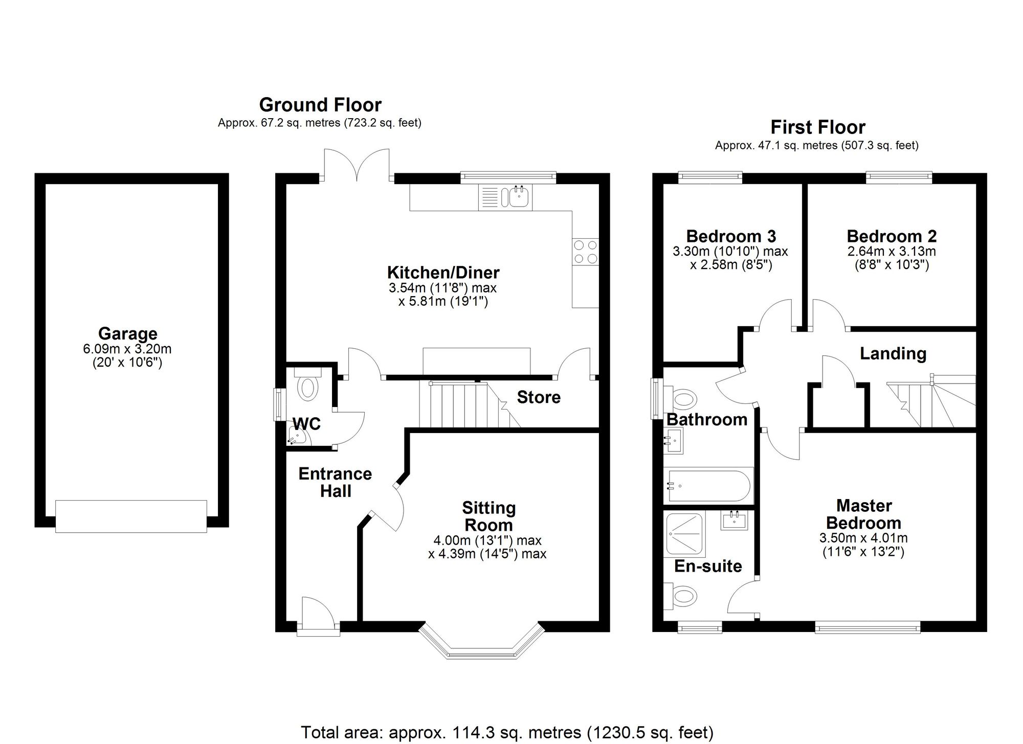 6 Nias Avenue, Faringdon floorplan