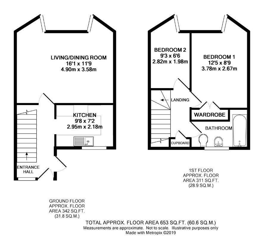 2 Bedrooms Maisonette for sale in Colleton Drive, Twyford RG10