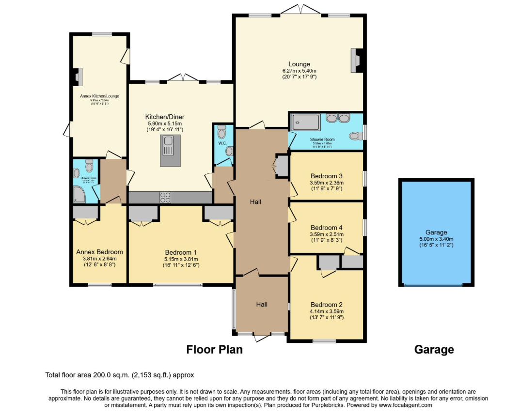 Dunromin, Alverdiscott Road, Bideford floorplan