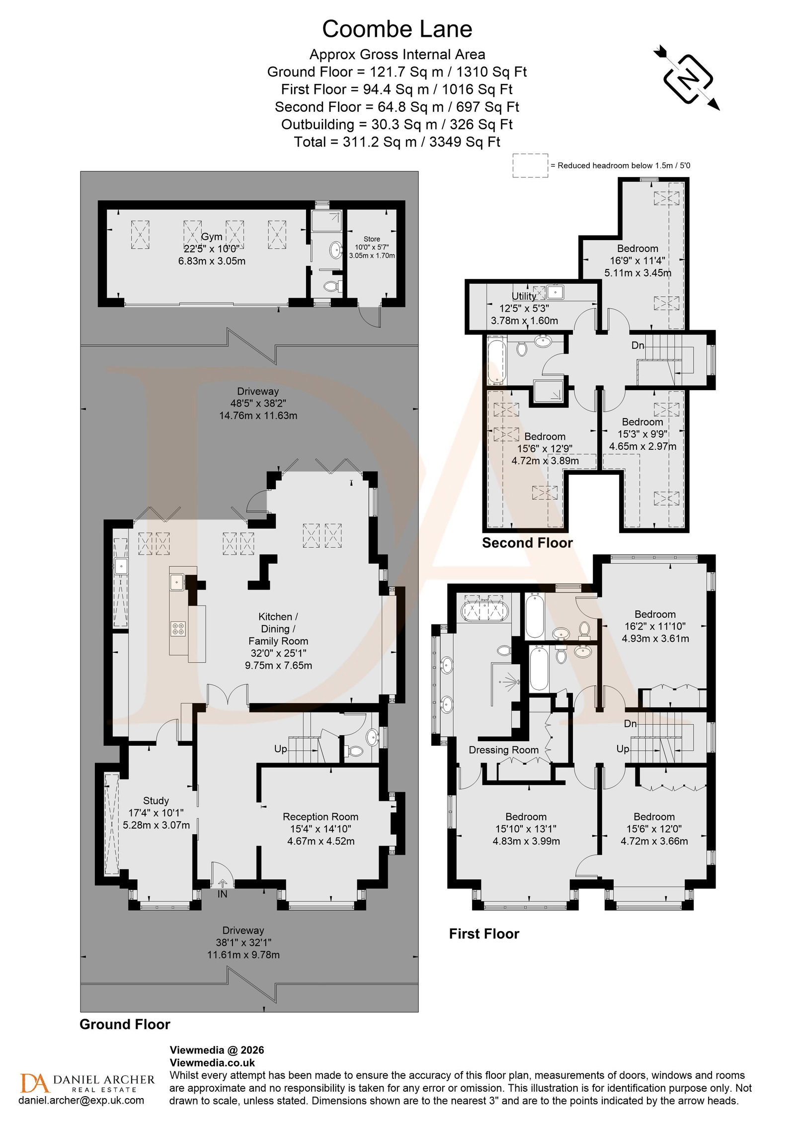 175, Coombe Lane, London floorplan