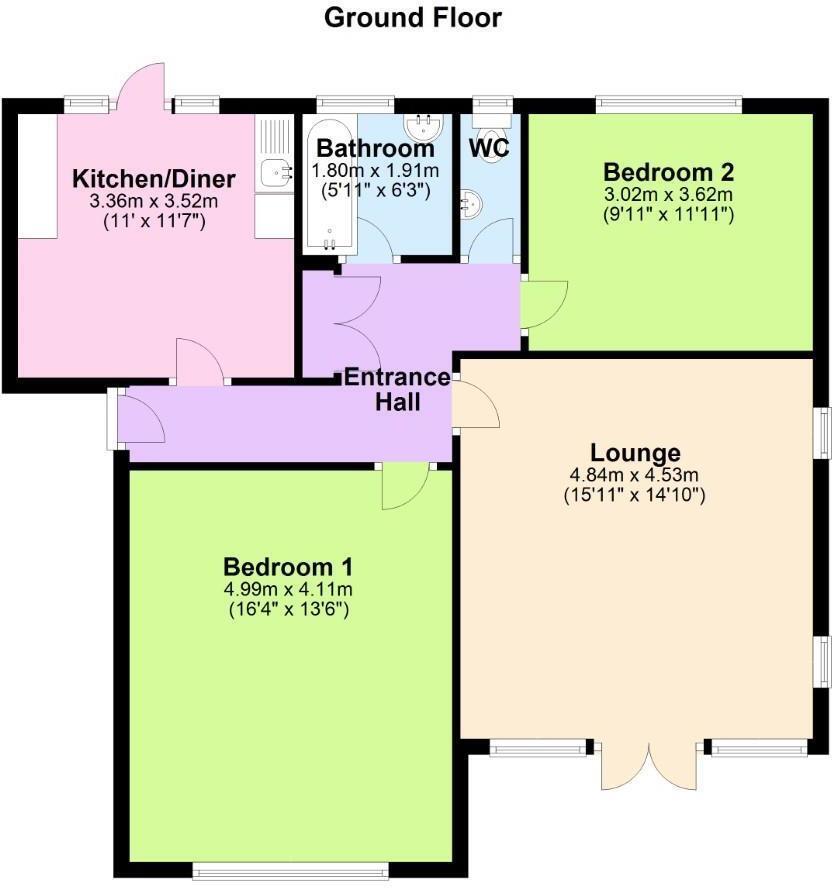4, Cowdray Court, Marine Drive, Worthing floorplan