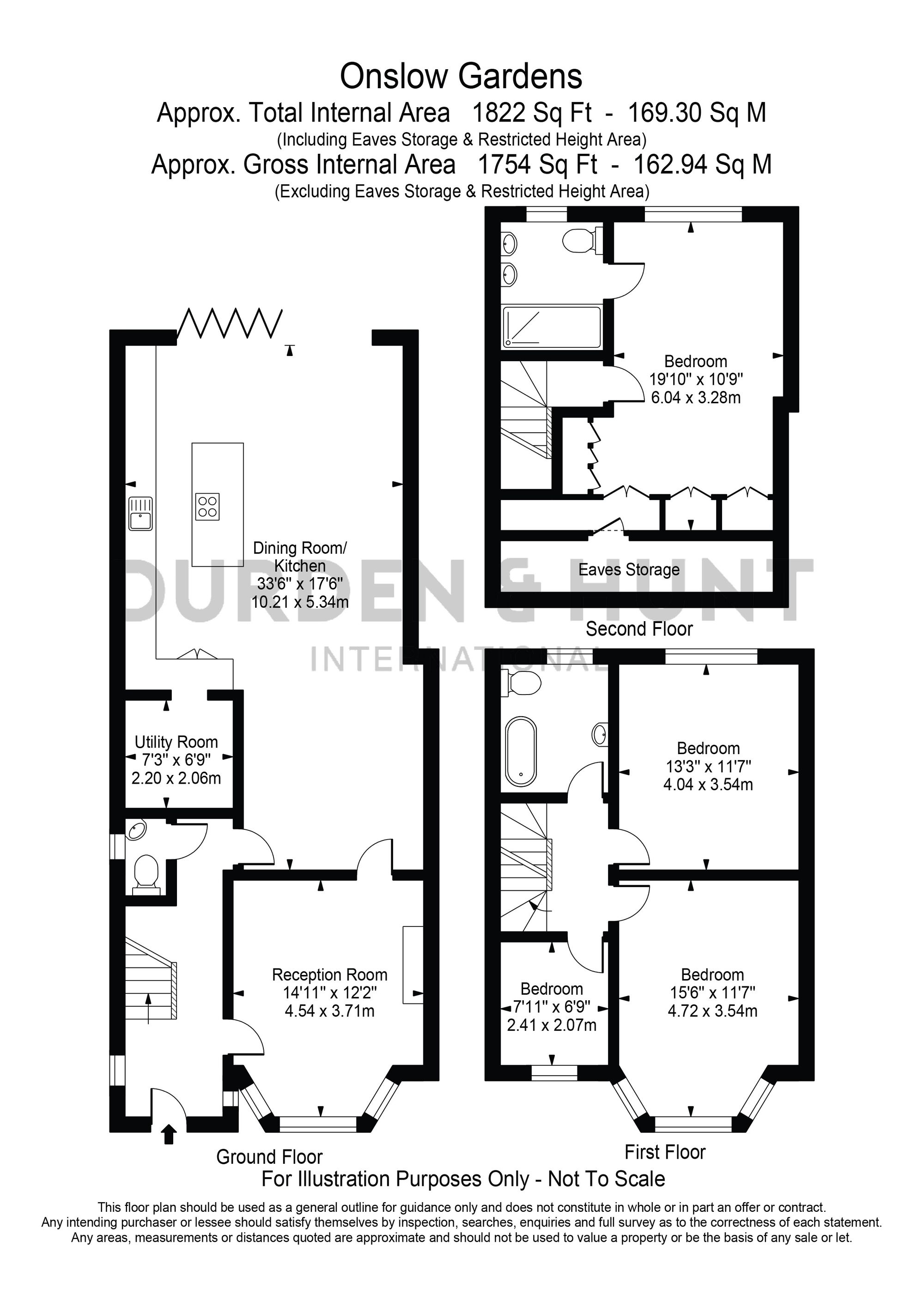 33 Onslow Gardens, Ongar floorplan