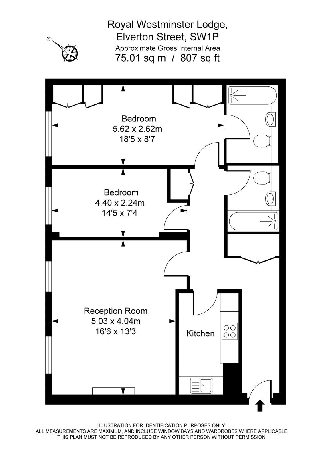 2 Bedrooms Flat to rent in Elverton Street, Victoria SW1P