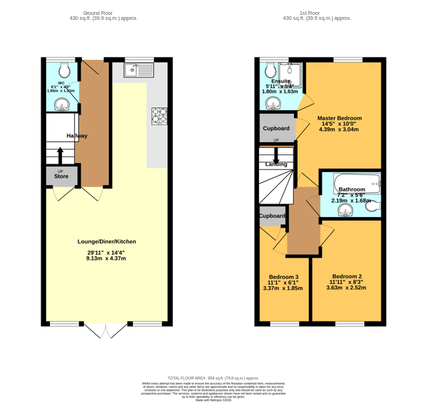 10, Trubshaw Grove, Stafford floorplan