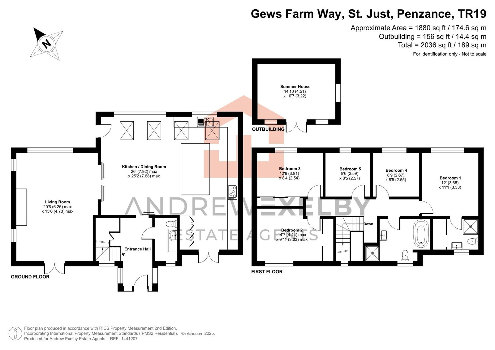 1, Gews Farm Way, Penzance floorplan