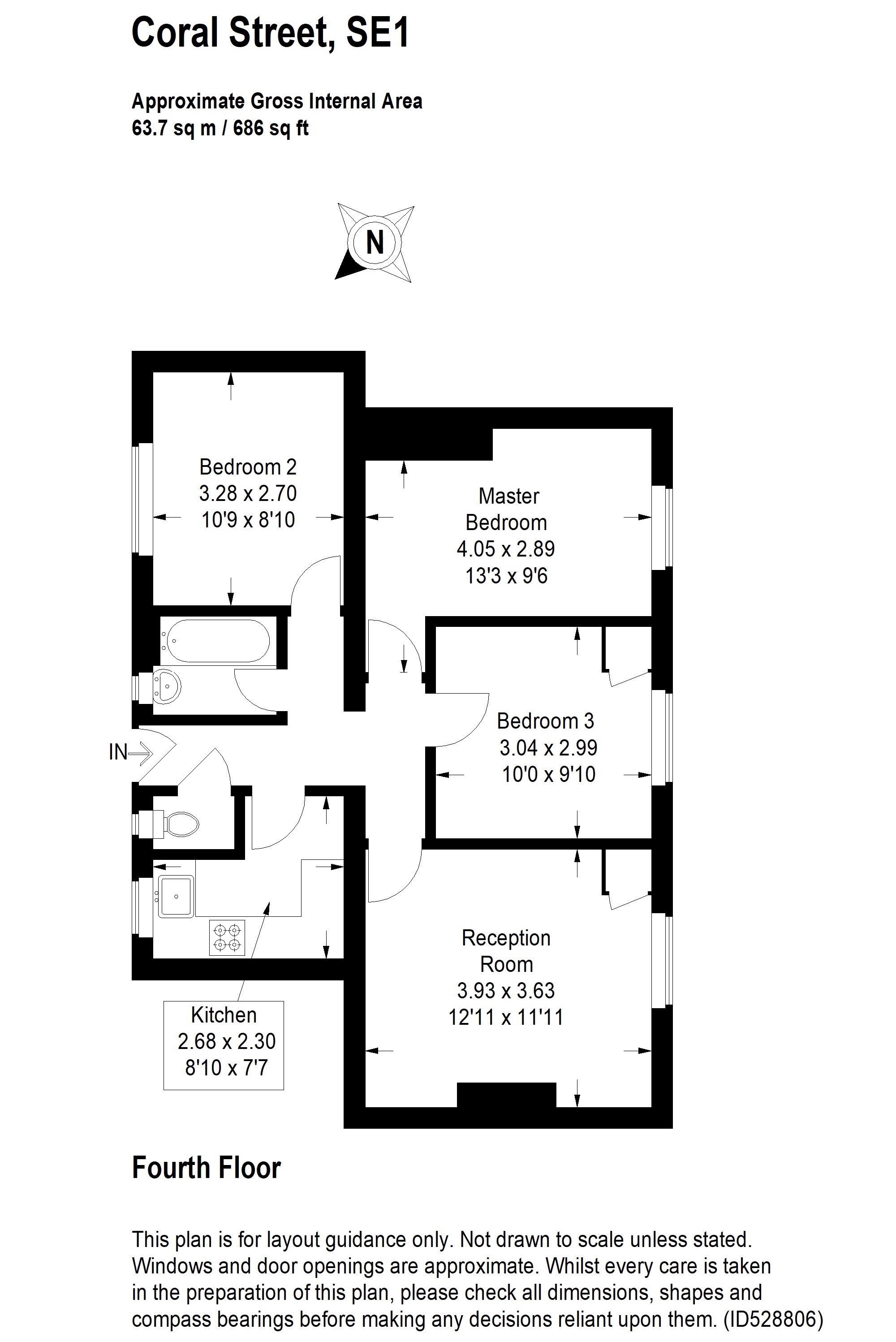 3 Bedrooms Flat for sale in Coral Street, London SE1