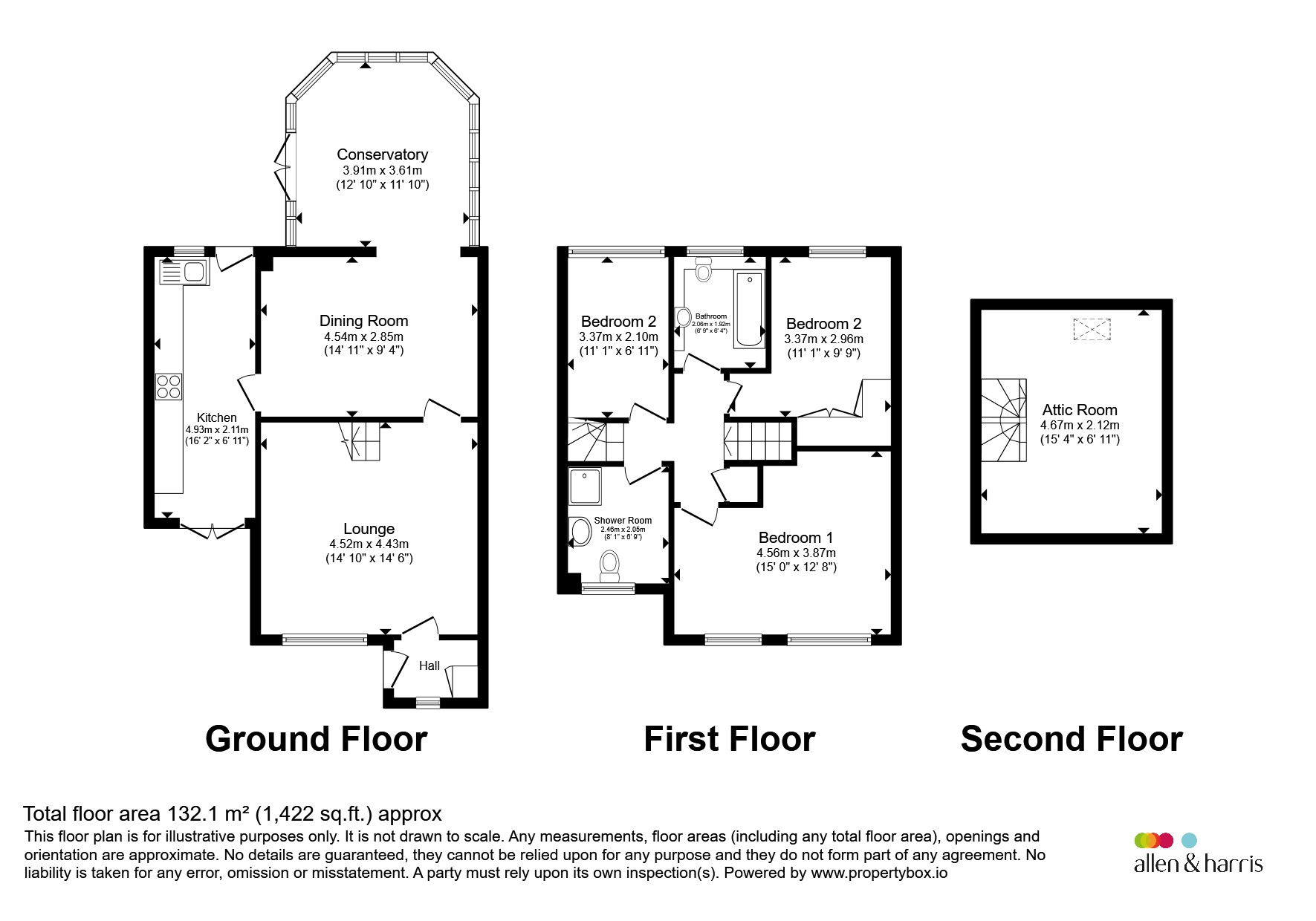 5, Osprey Close, PENARTH floorplan