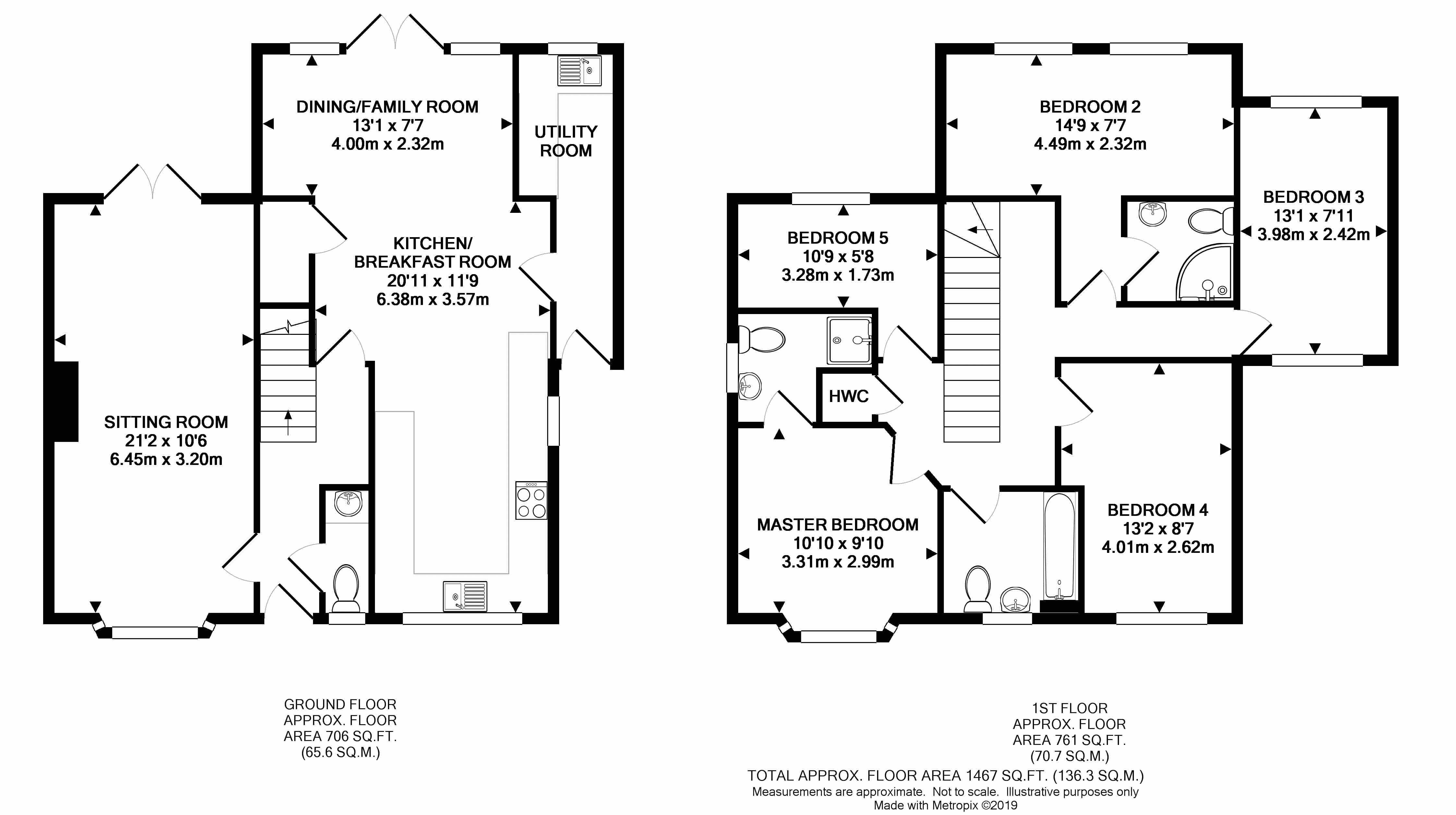 5 Bedrooms Detached house for sale in Gosling Grove, Downley, High Wycombe HP13