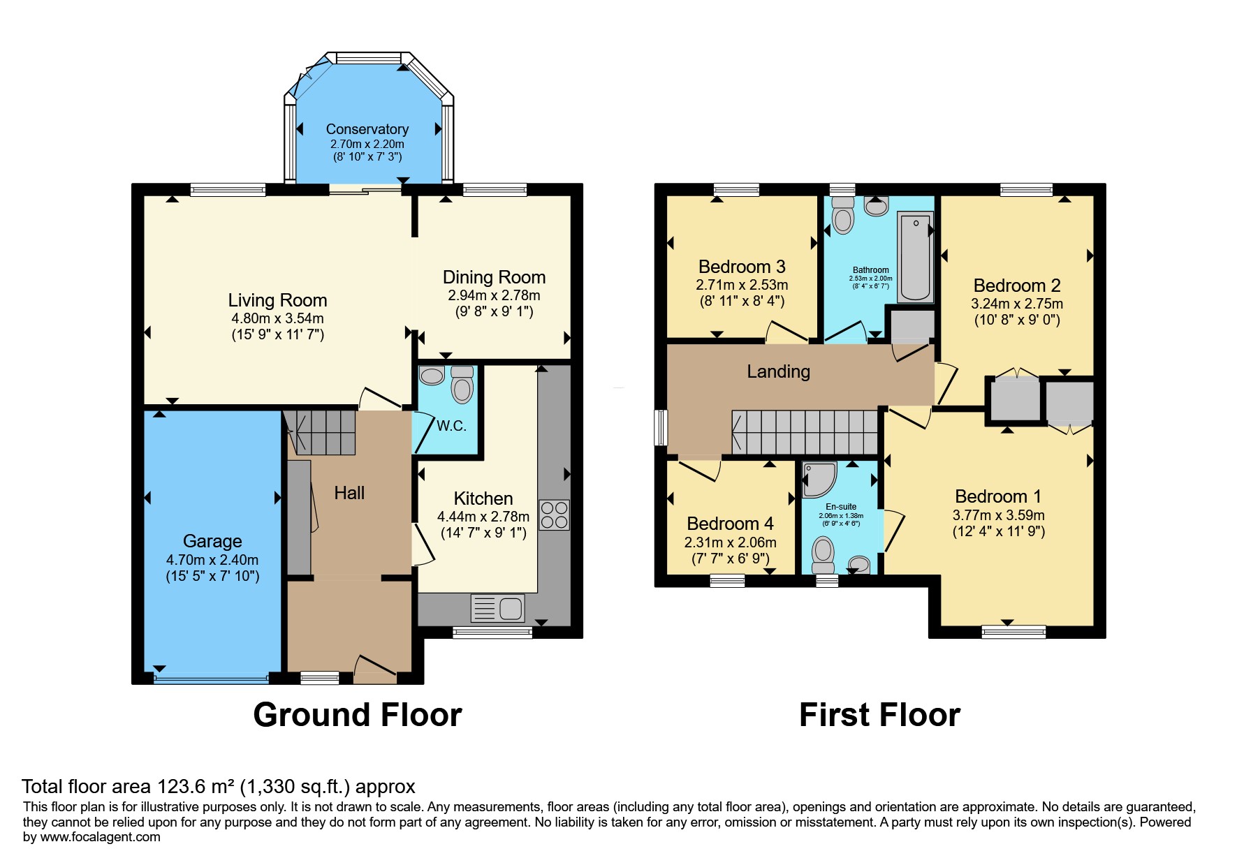 55, Ashworth Road, Pontefract floorplan