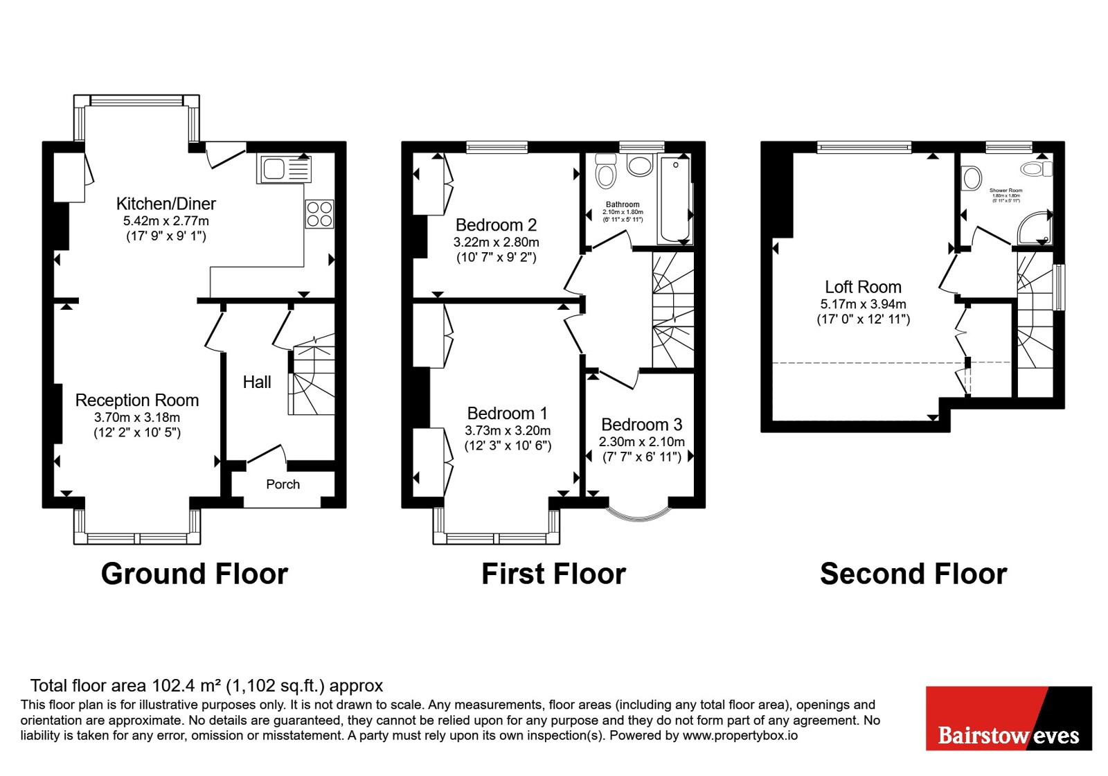 104, Godstone Road, Surrey floorplan