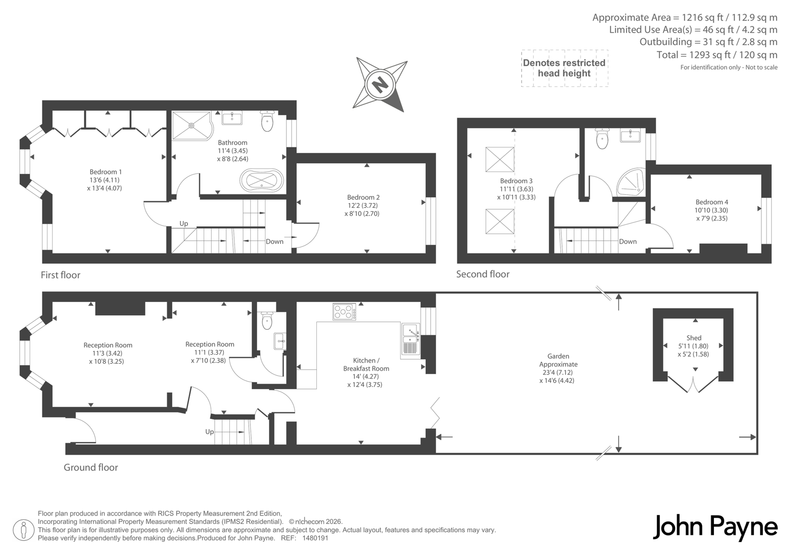16, Lucknow Street, Plumstead floorplan