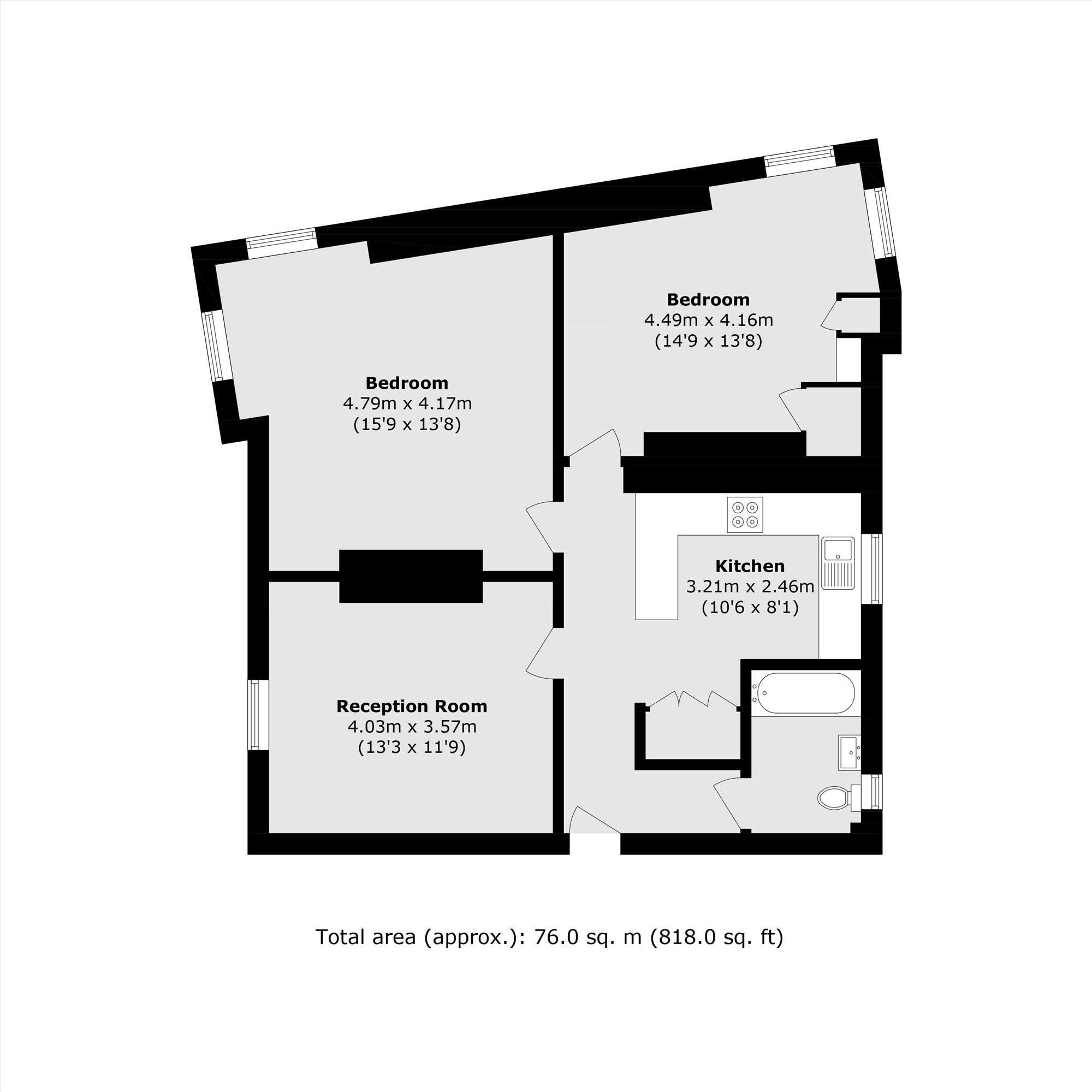 15 Mendip Houses, Welwyn Street, London floorplan