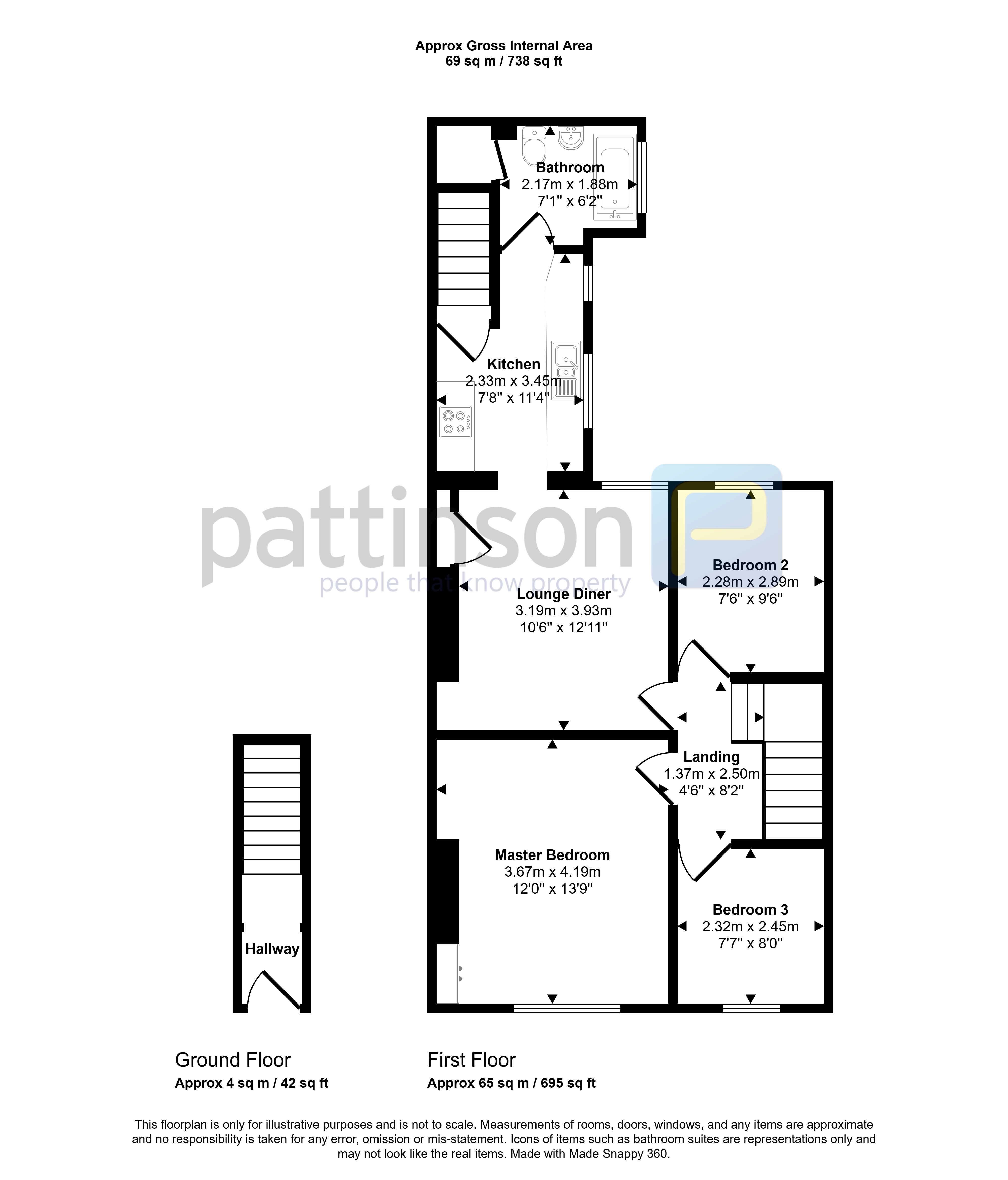 51, Alexandra Road, Ashington floorplan