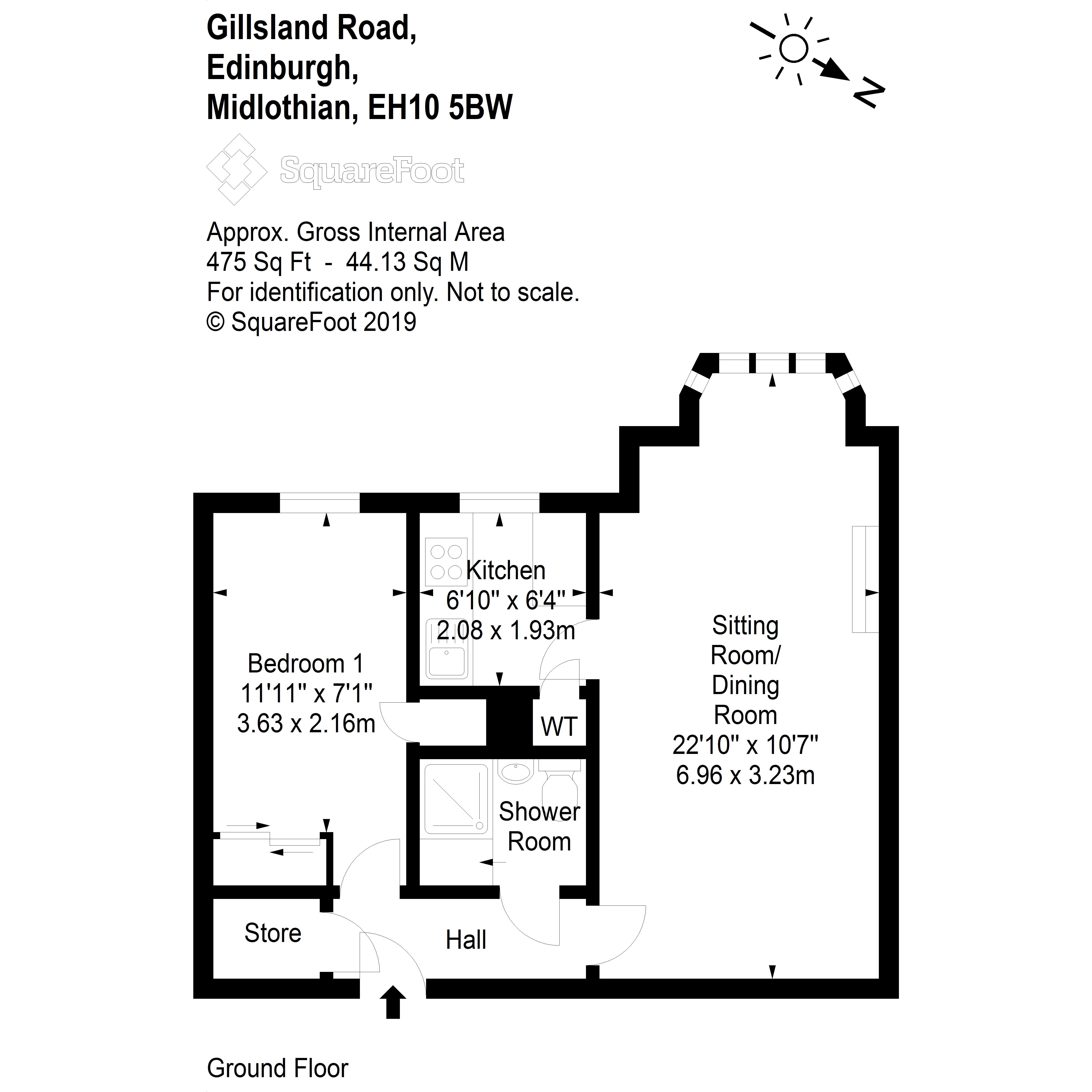 1 Bedrooms Flat for sale in Flat 10, 4, Gillsland Road, Edinburgh EH10