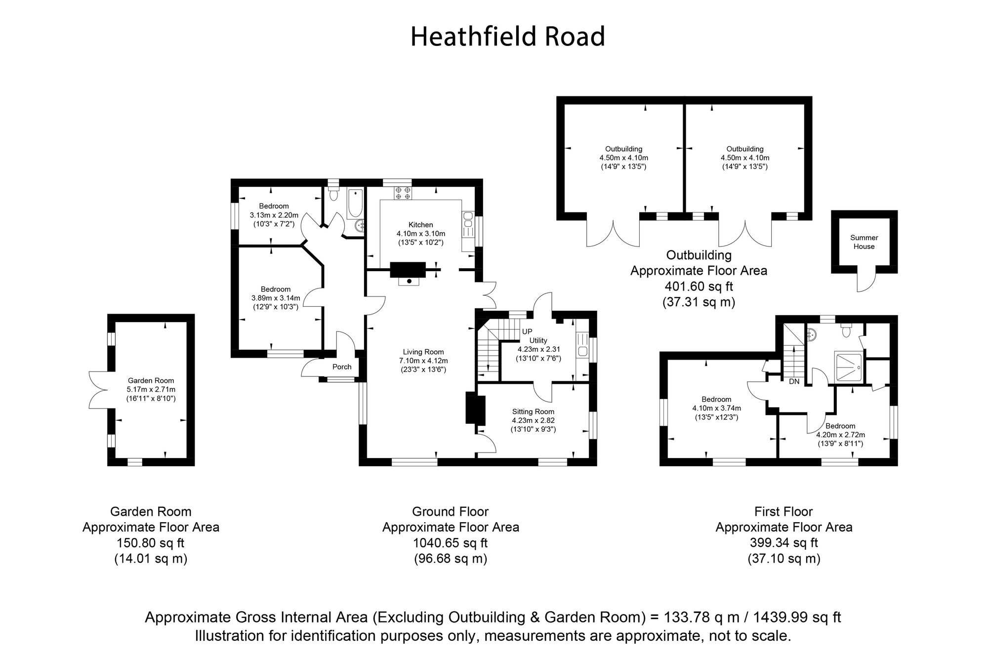 Woodlands Heathfield Road, Lewes floorplan