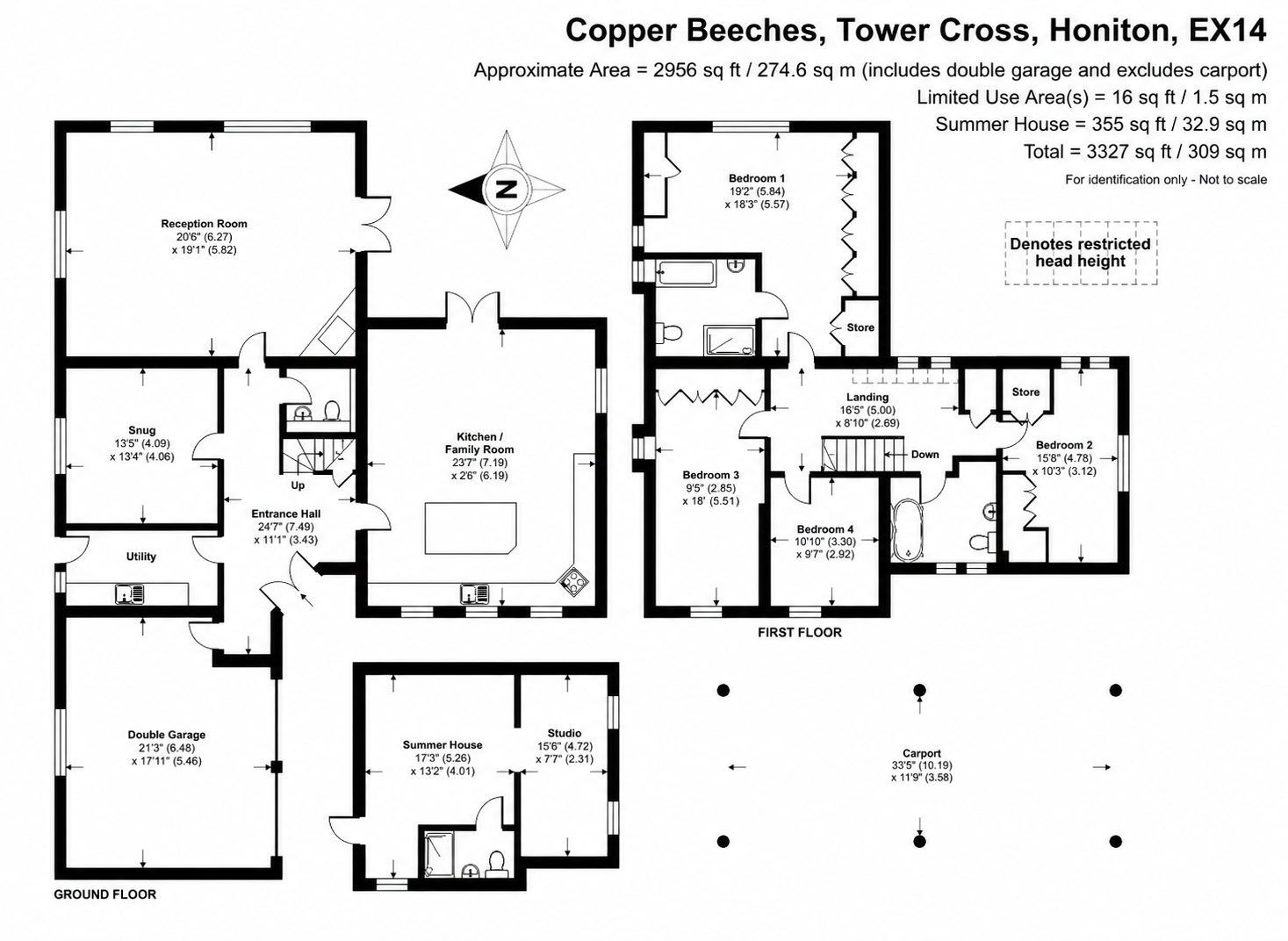 Copper Beeches, Honiton floorplan