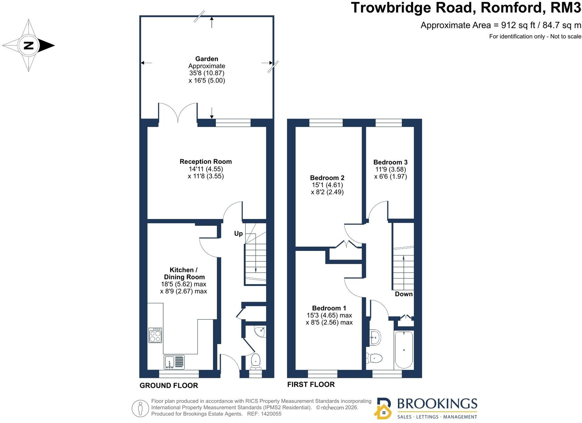 4, Trowbridge Road, Romford floorplan