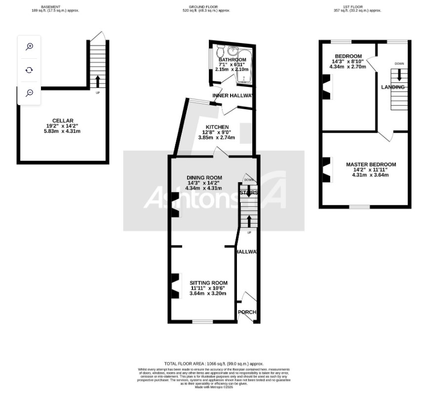 8, Helena Road, St. Helens floorplan