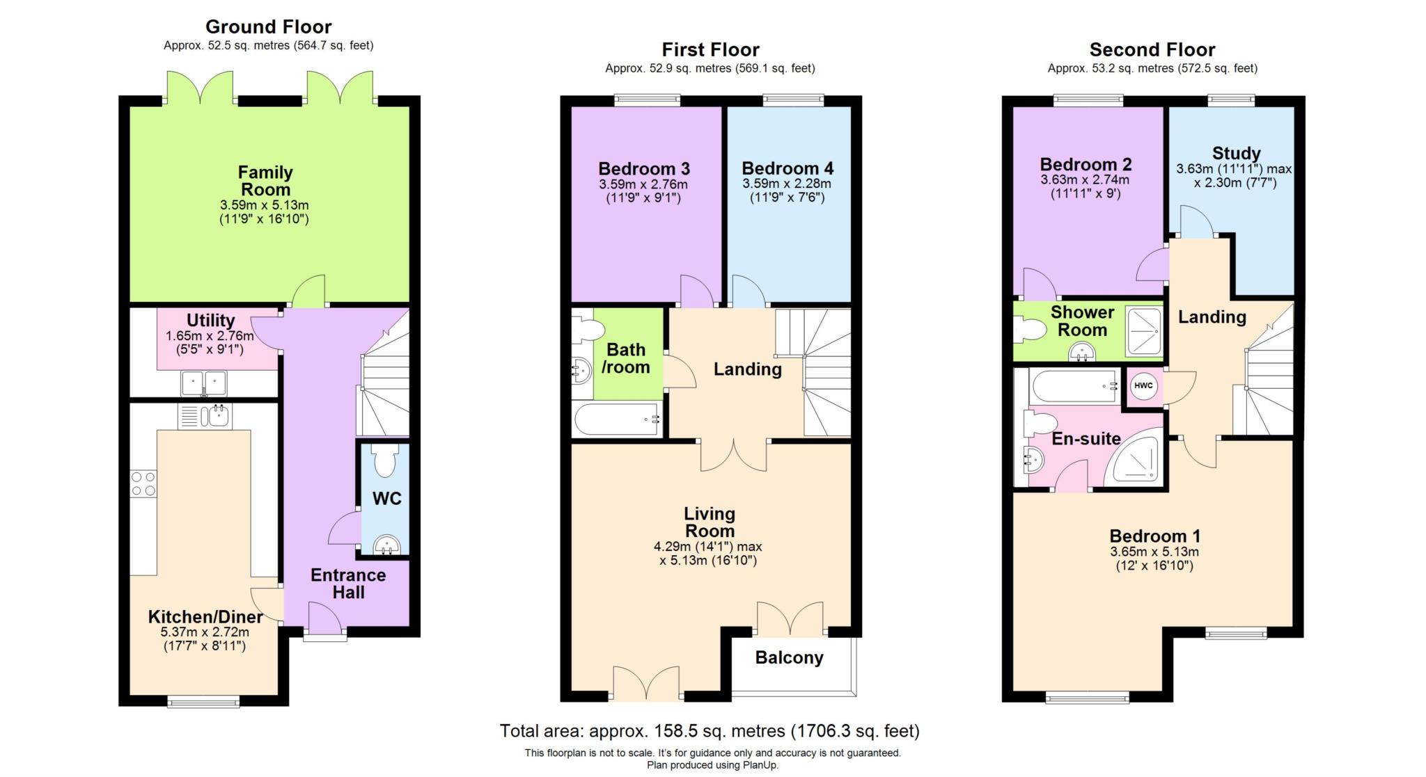 4 Bedrooms Terraced house for sale in Hemsley Road, Kings Langley WD4