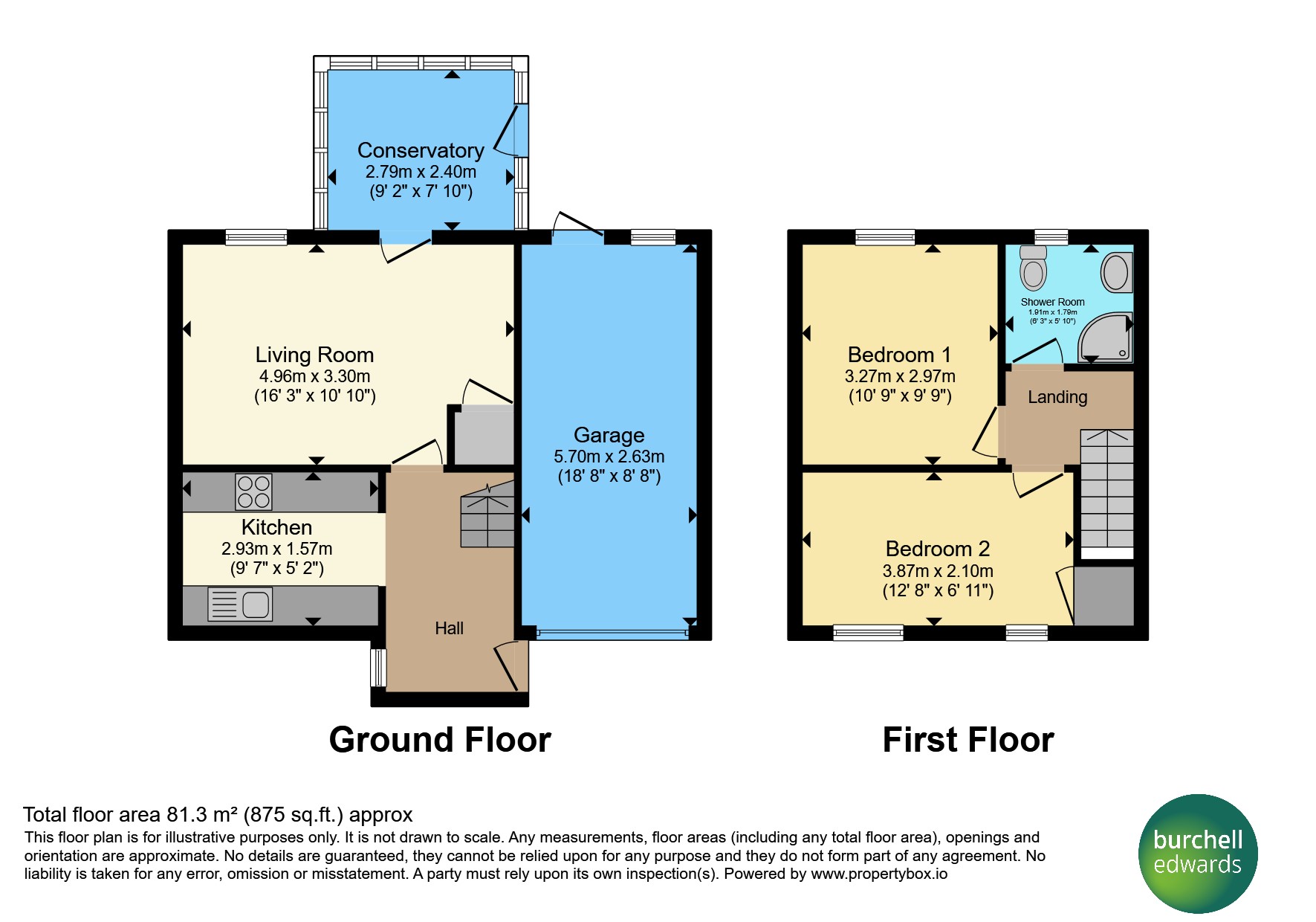 23, Riber View Close, Matlock floorplan
