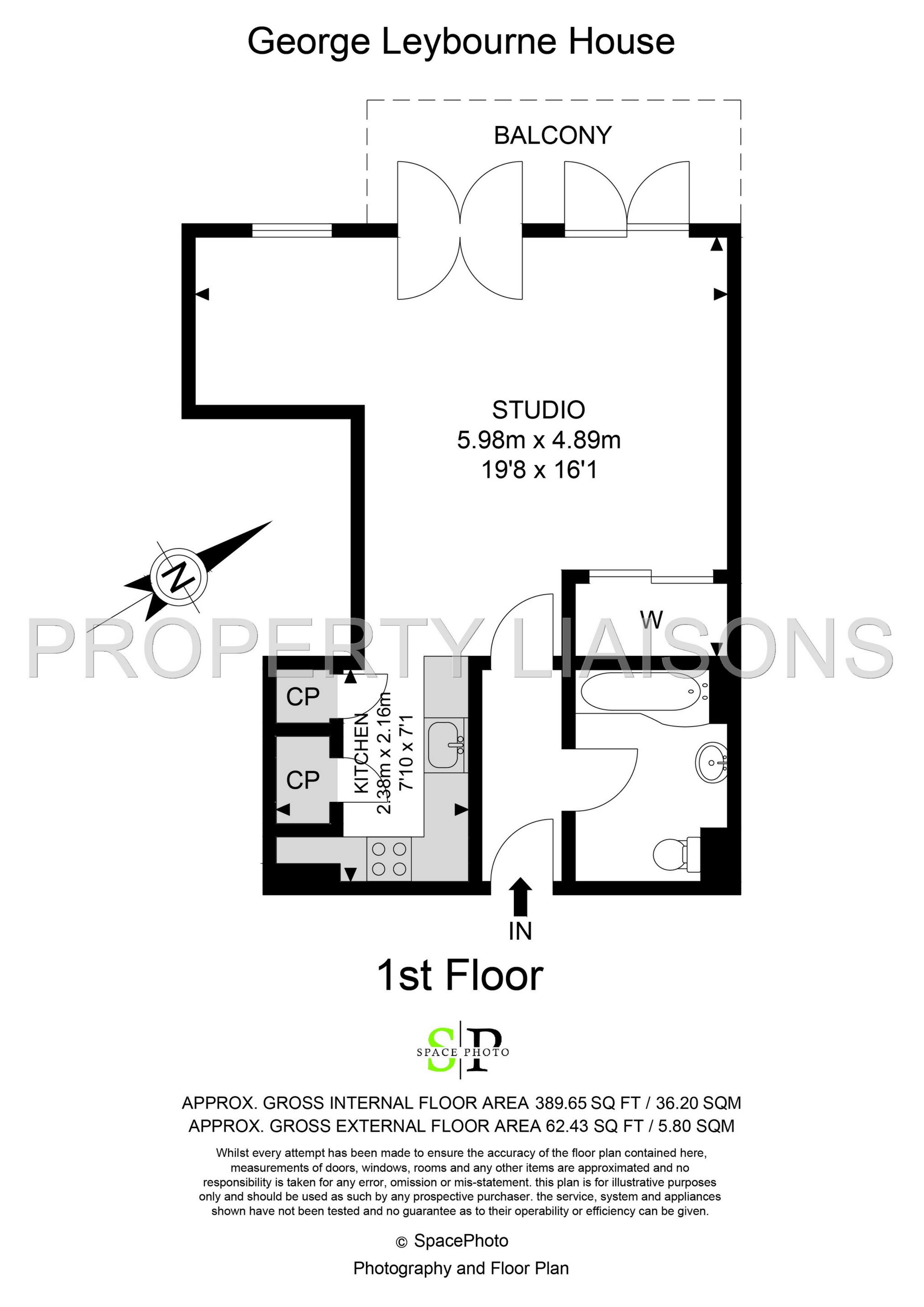 0 Bedrooms Studio to rent in George Leybourne House, Fletcher Street, London E1