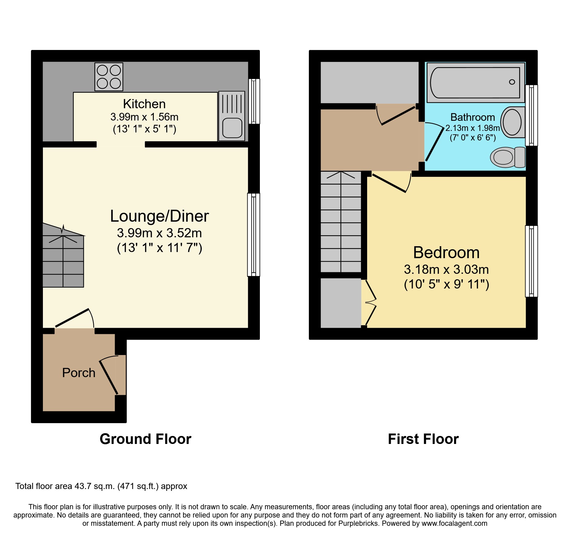 Tamar Gardens, Chartwell Green, Southampton SO18, 1 bedroom semi