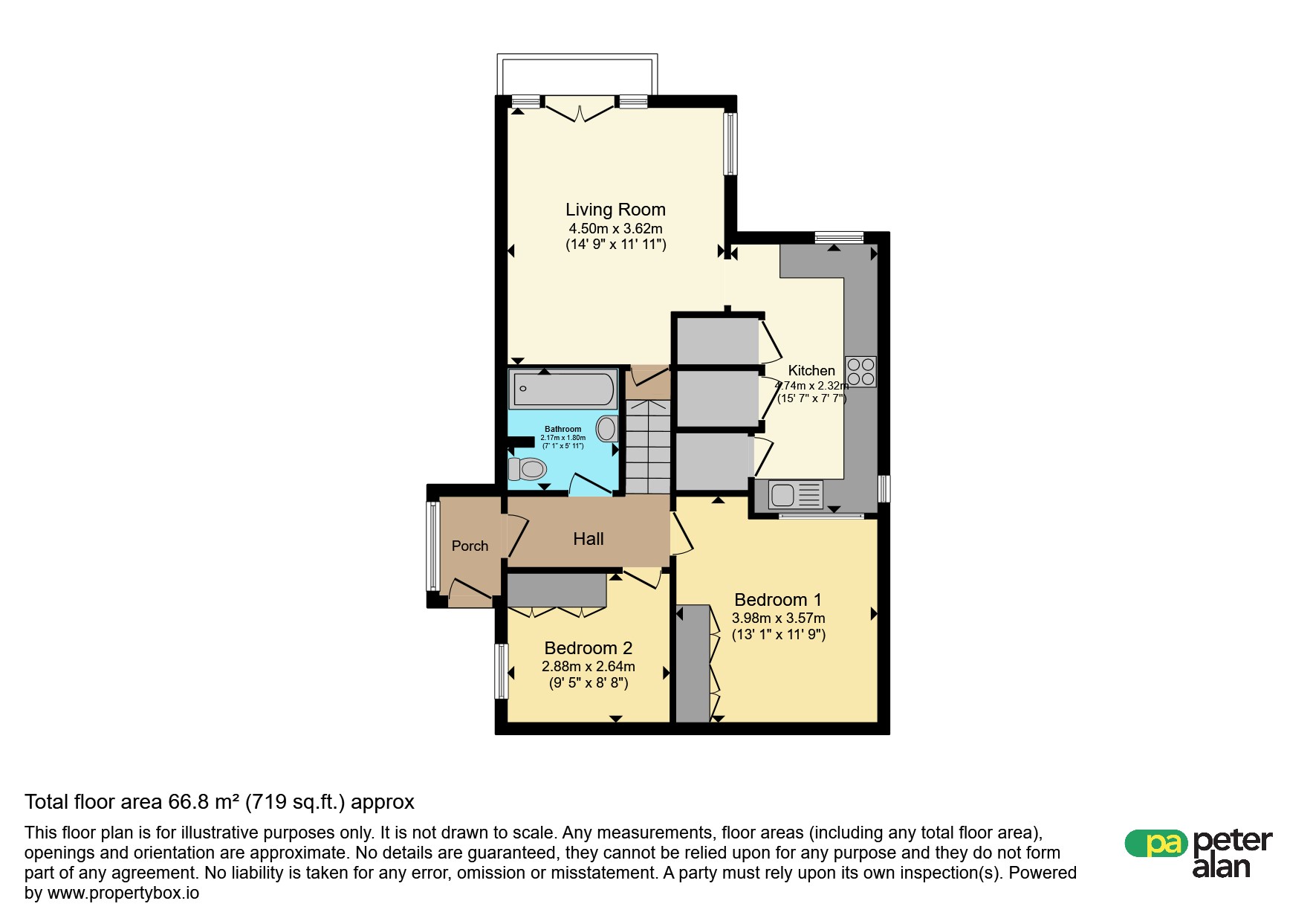 10, Beaconsfield, Romilly Road, Barry floorplan
