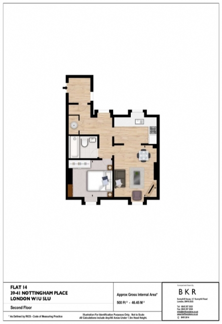 1 Bedrooms Flat to rent in Cedar House, 39-41 Nottingham Place, Marylebone, London W1U