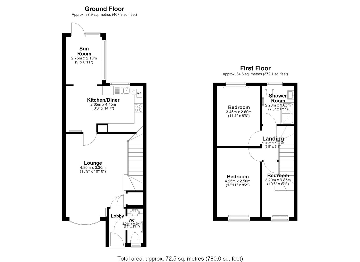 49, Northumbrian Way, Tyne and Wear floorplan
