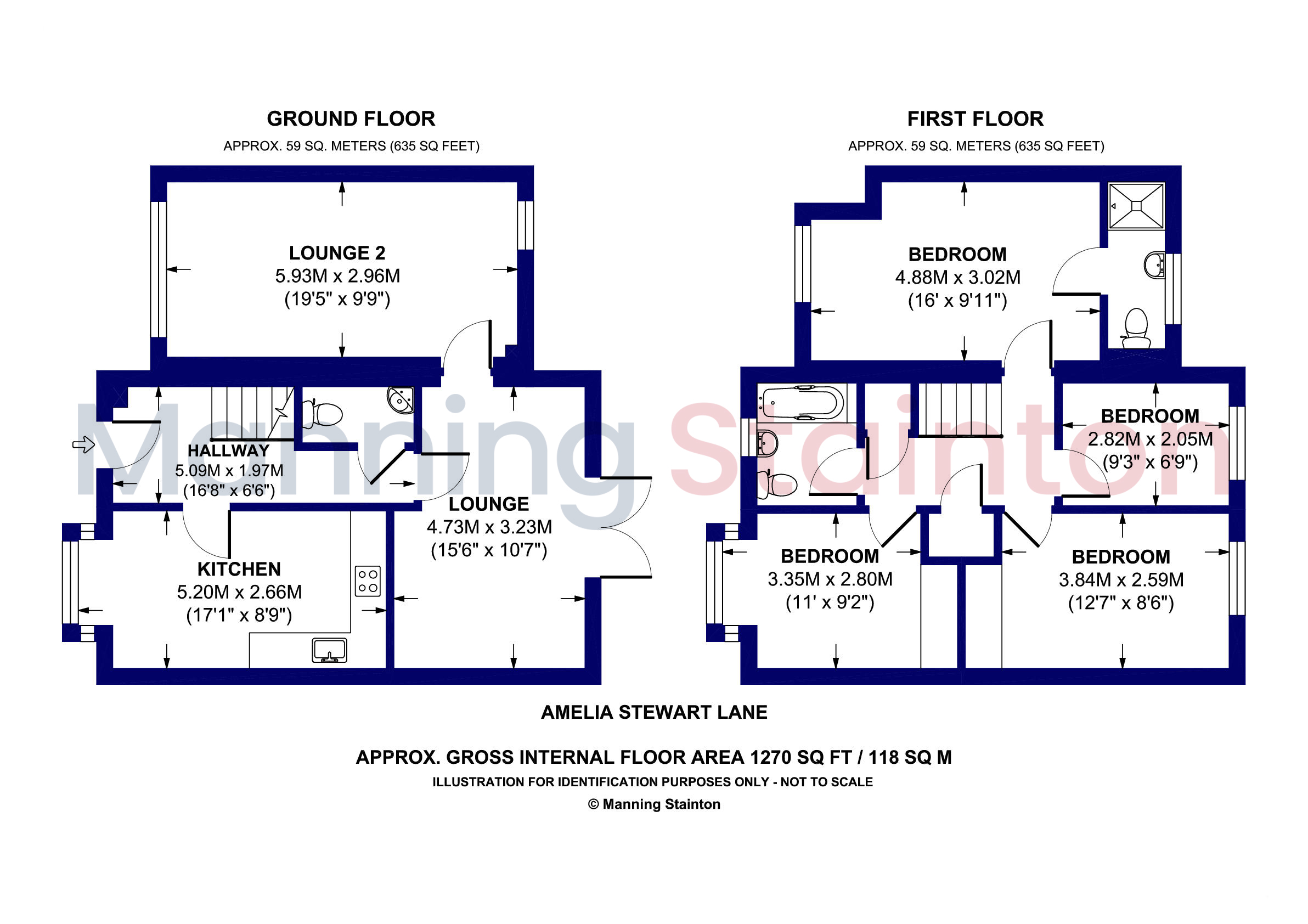 2, Amelia Stewart Lane, Leeds floorplan